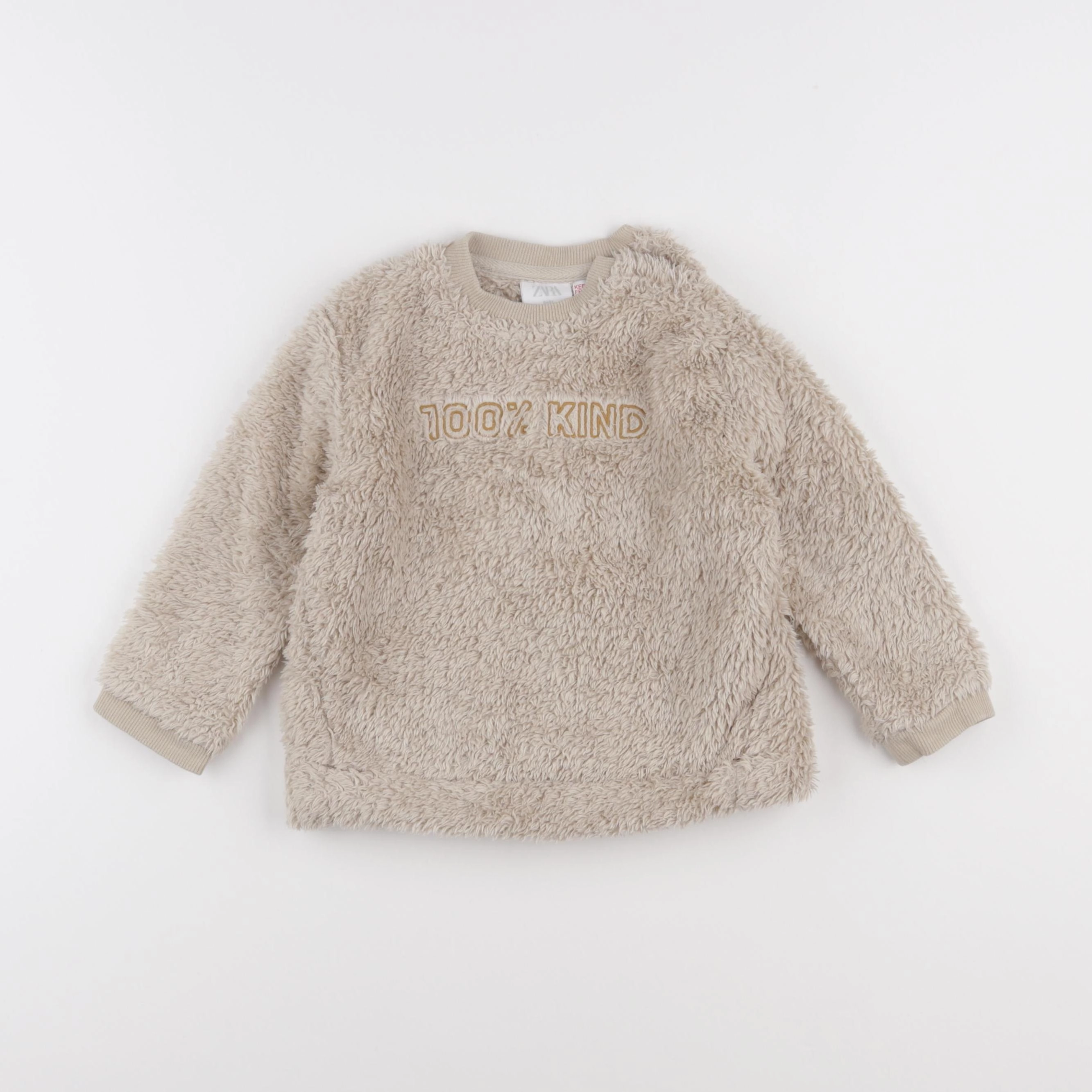 Zara - sweat beige - 18/24 mois