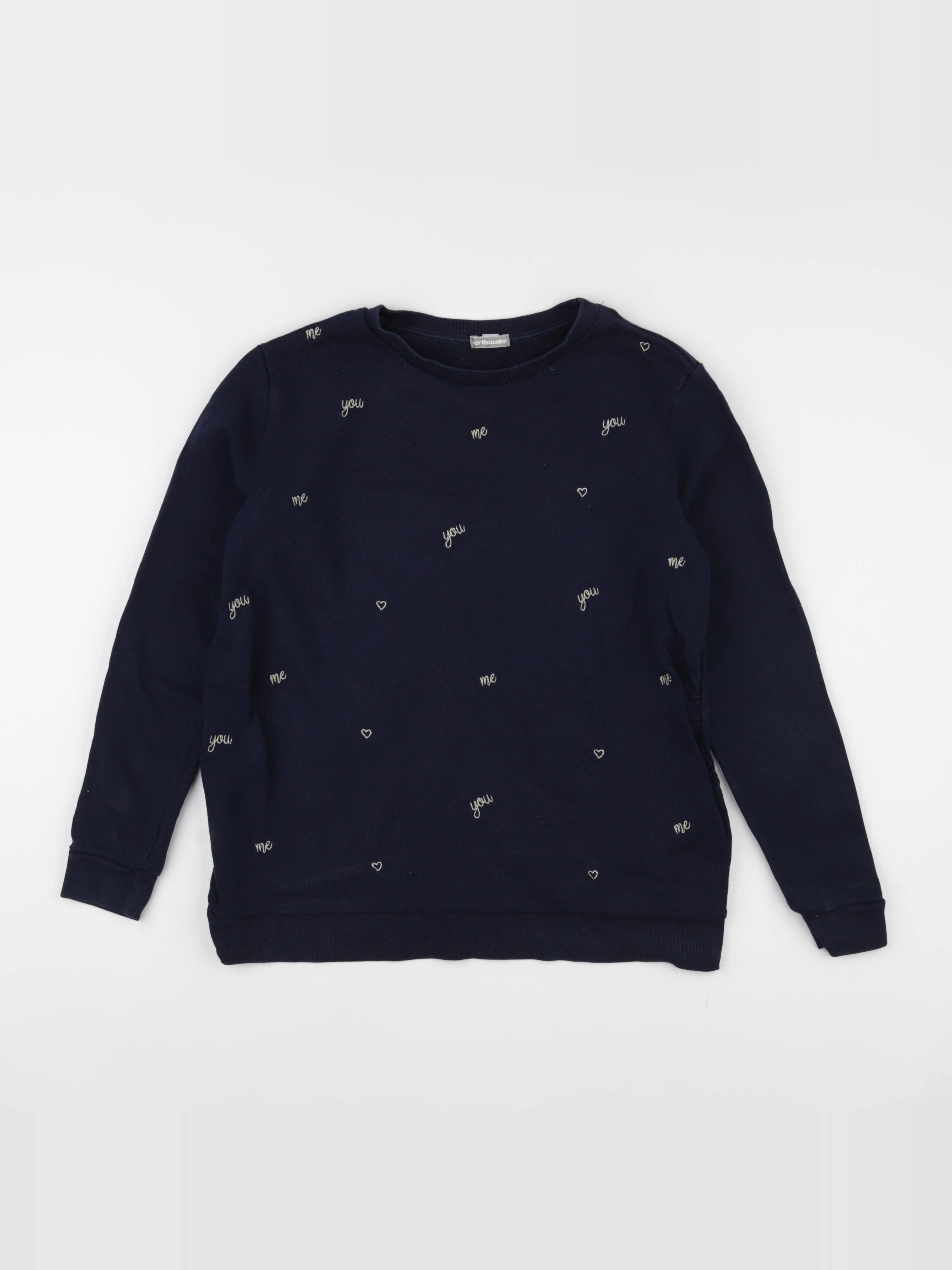 Vertbaudet - pull grossesse bleu - 34 à 36