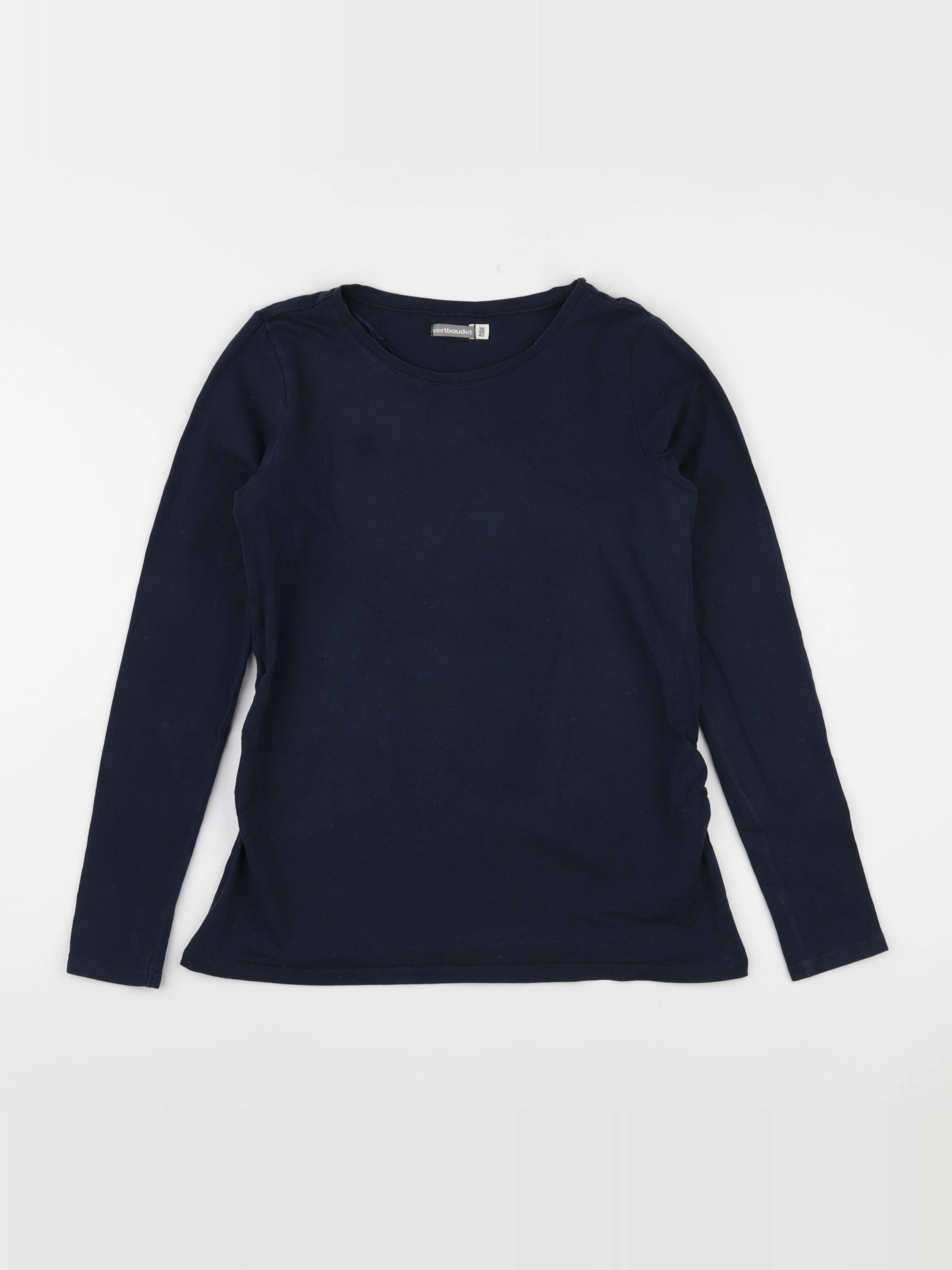 Vertbaudet - tee-shirt grossesse bleu - 38 à 40