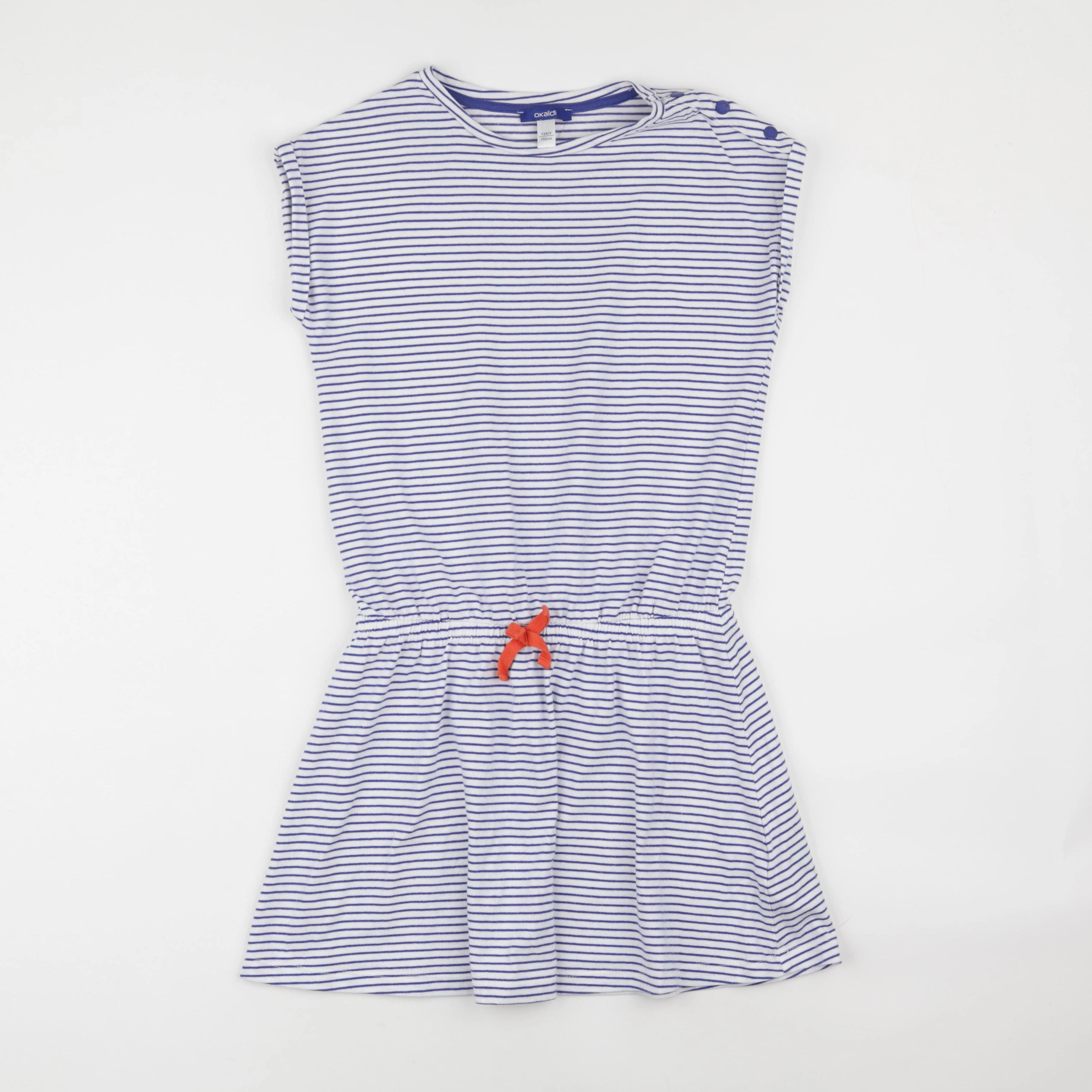 Okaidi - robe blanc, bleu - 12 ans