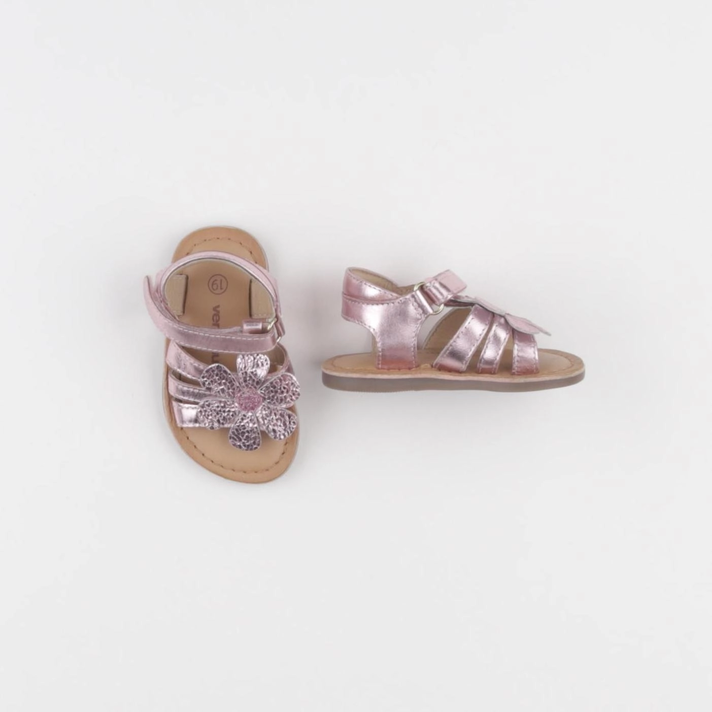 Vertbaudet - sandales rose - pointure 19