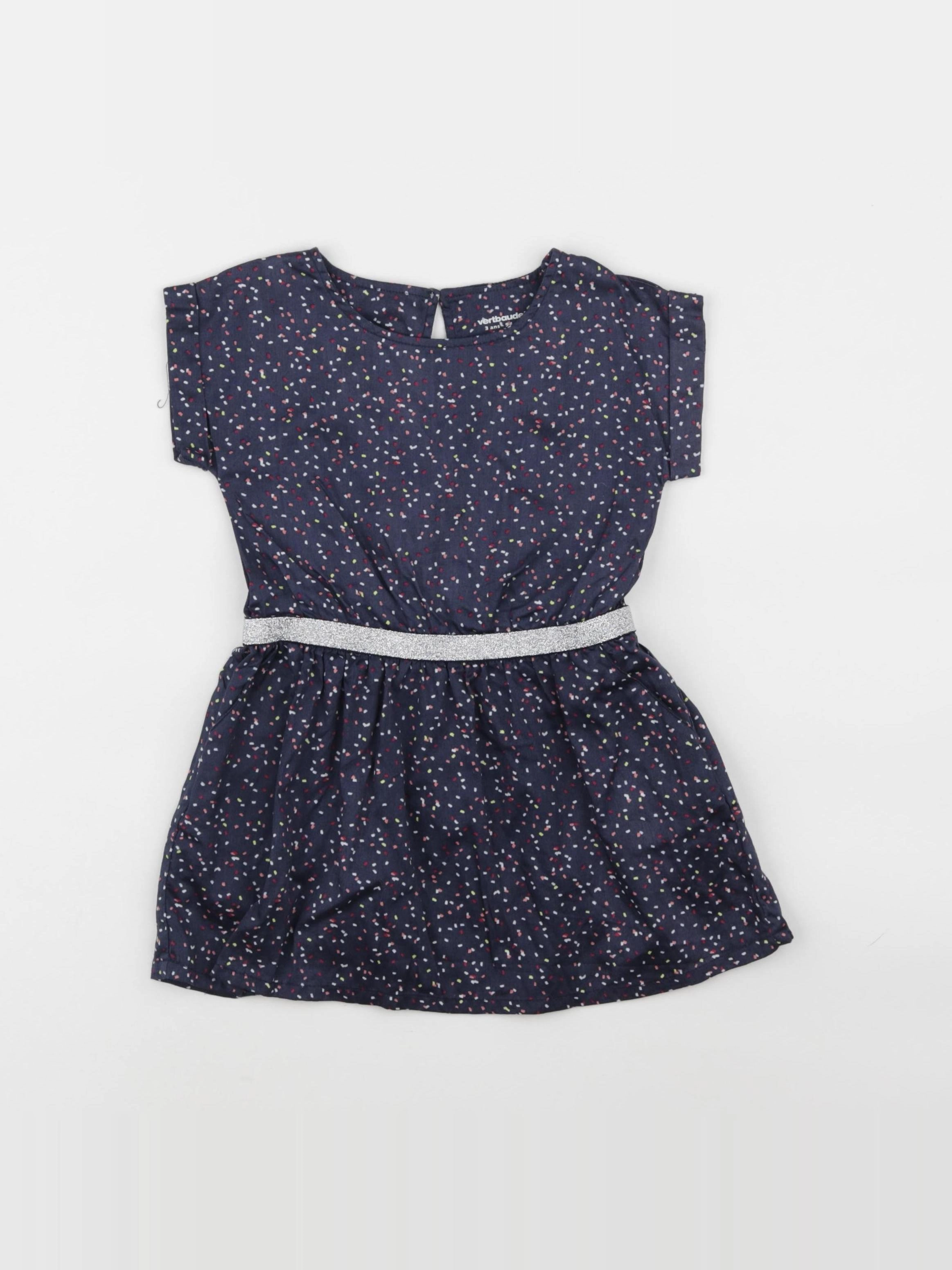 Vertbaudet - robe multicolore - 3 ans