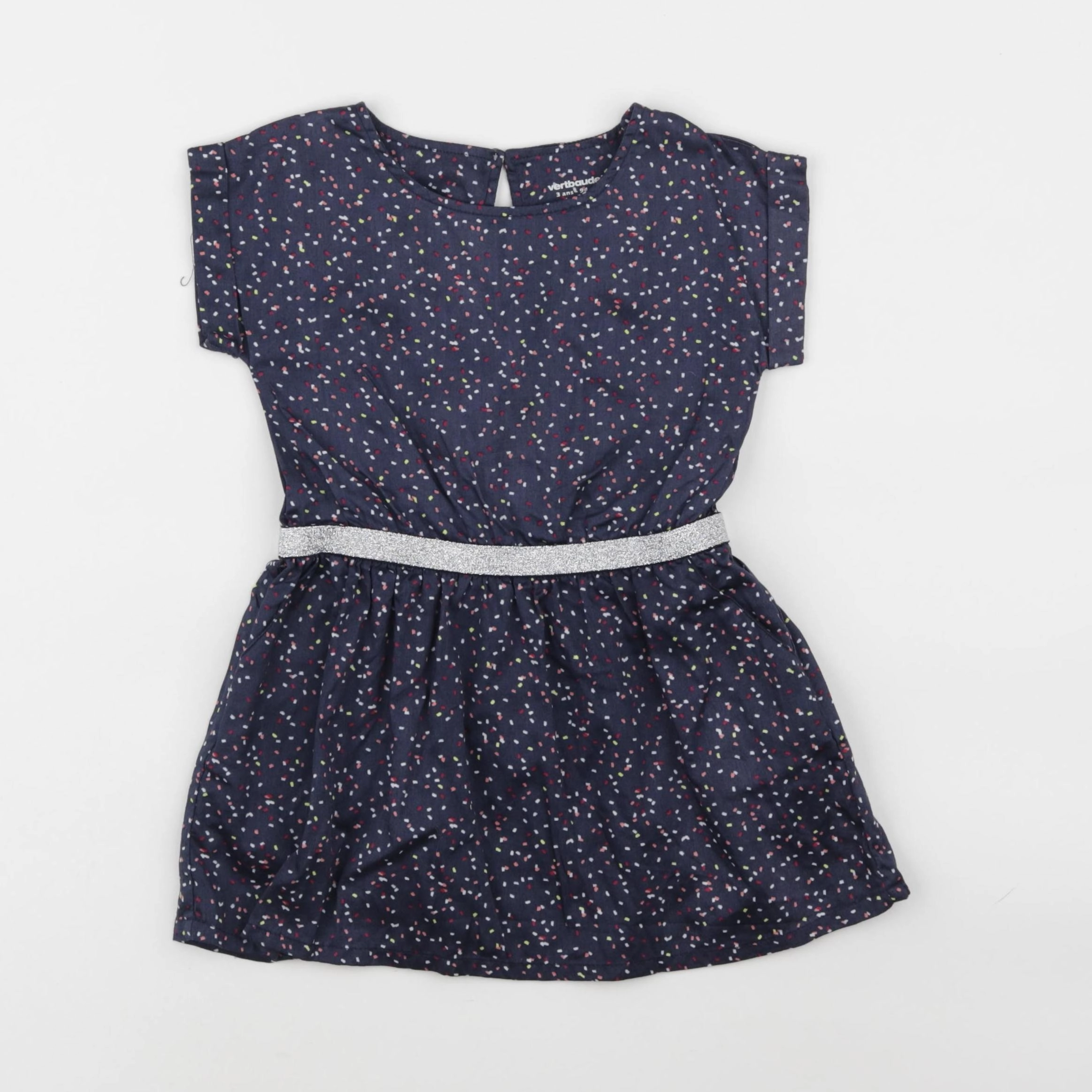 Vertbaudet - robe multicolore - 3 ans