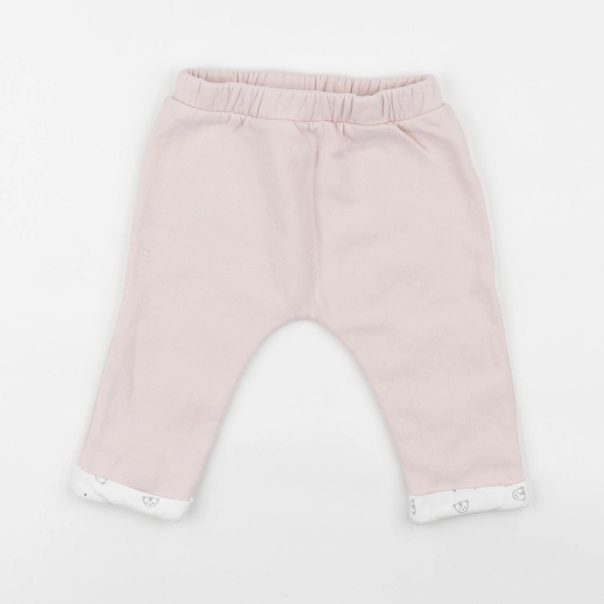 Vertbaudet - sarouel rose - 9/12 mois