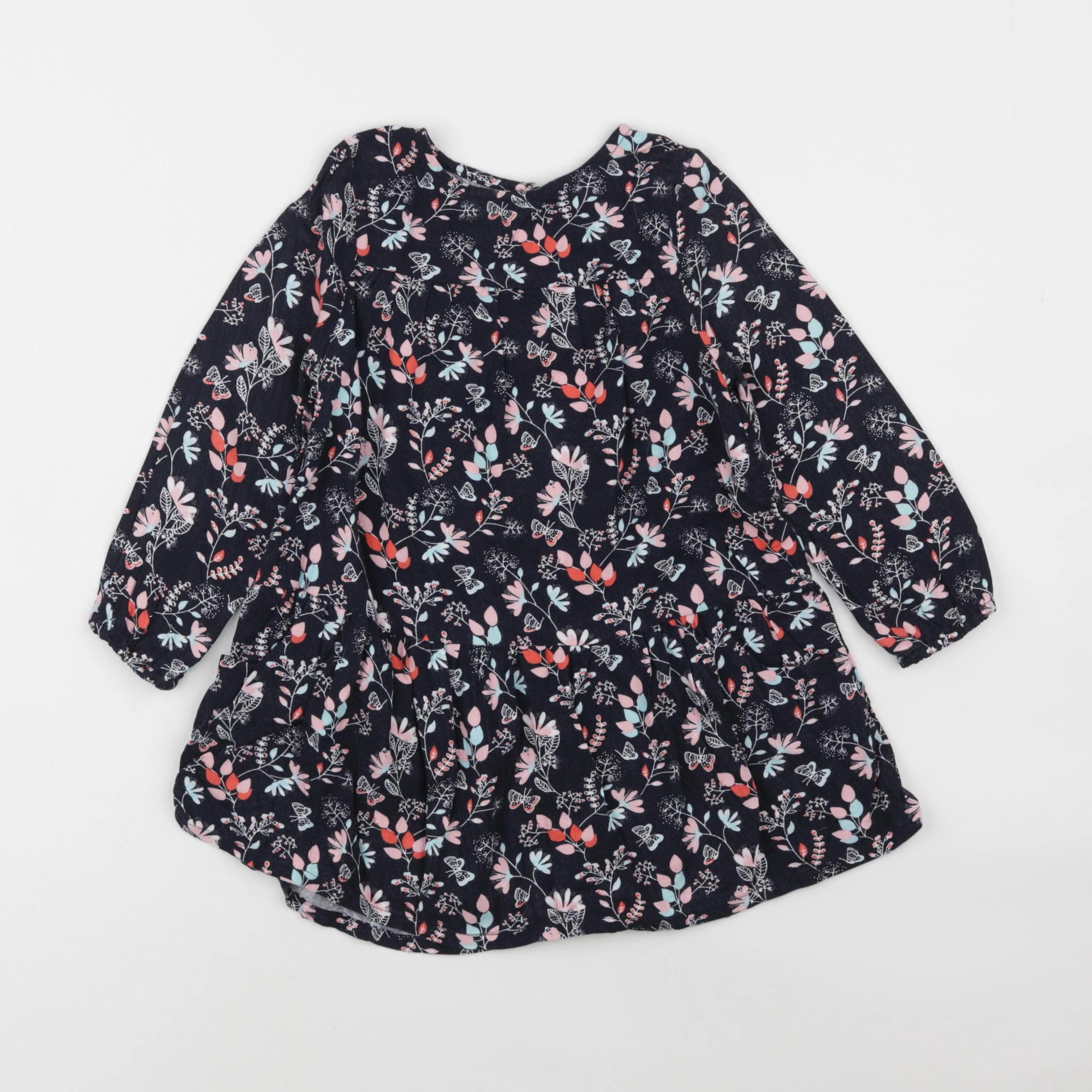 Vertbaudet - robe multicolore - 4 ans