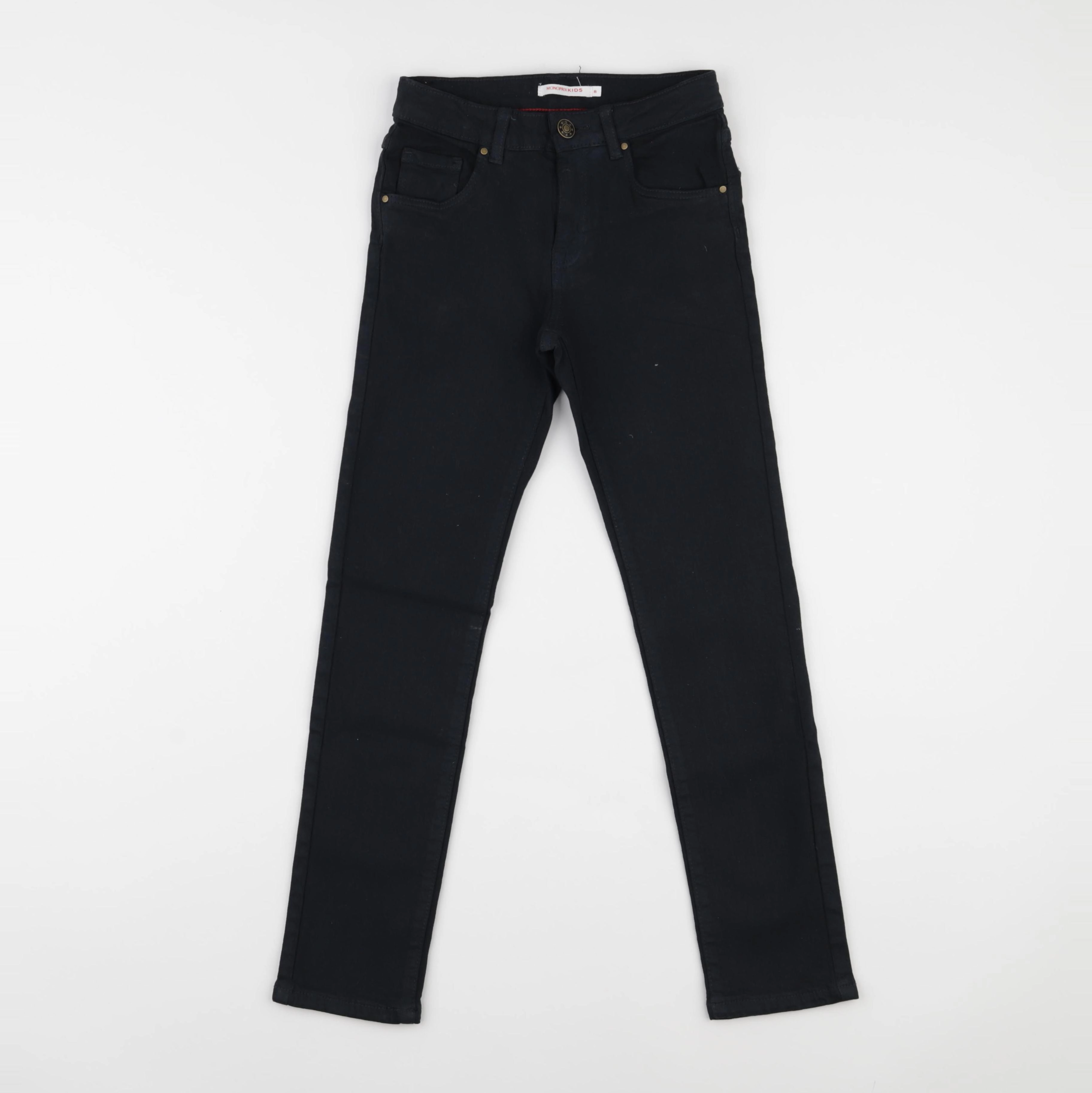 Monoprix - jean noir - 8 ans