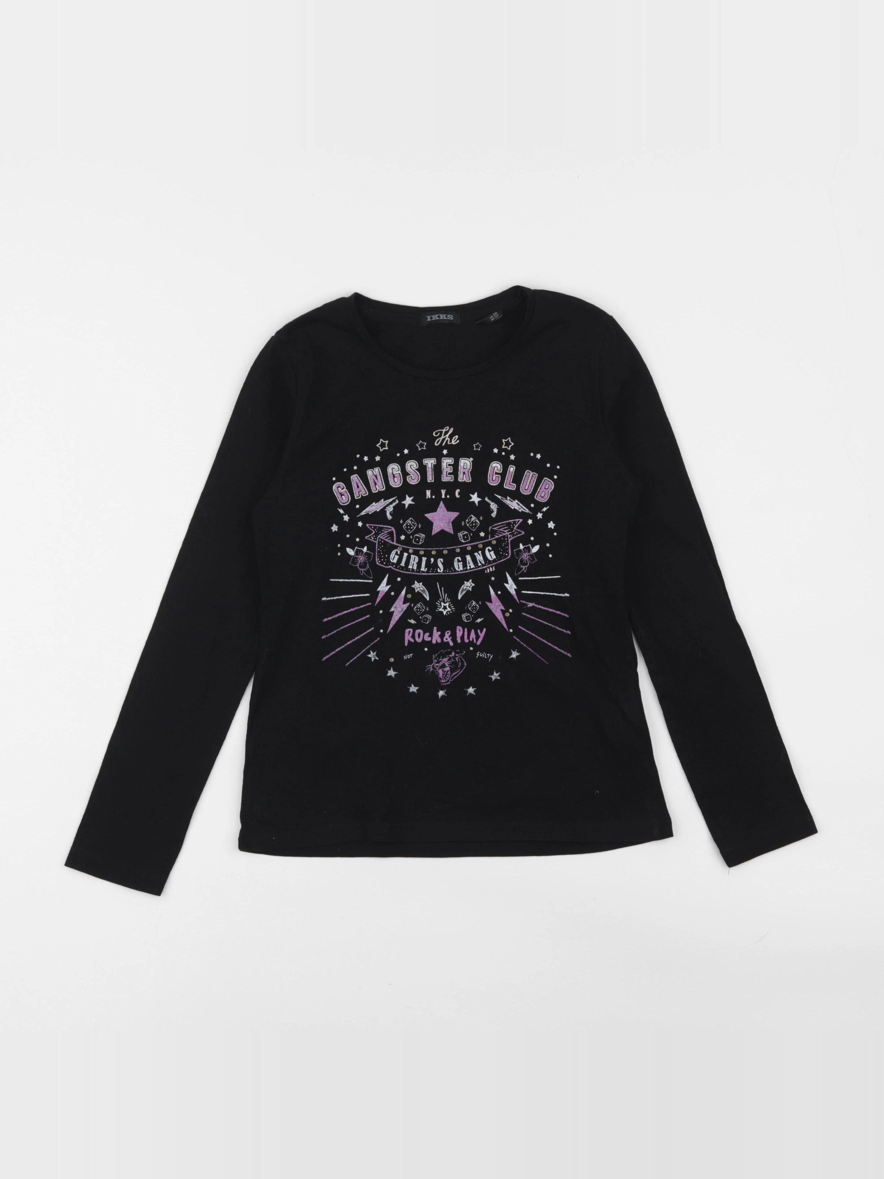 IKKS - tee-shirt noir - 8 ans
