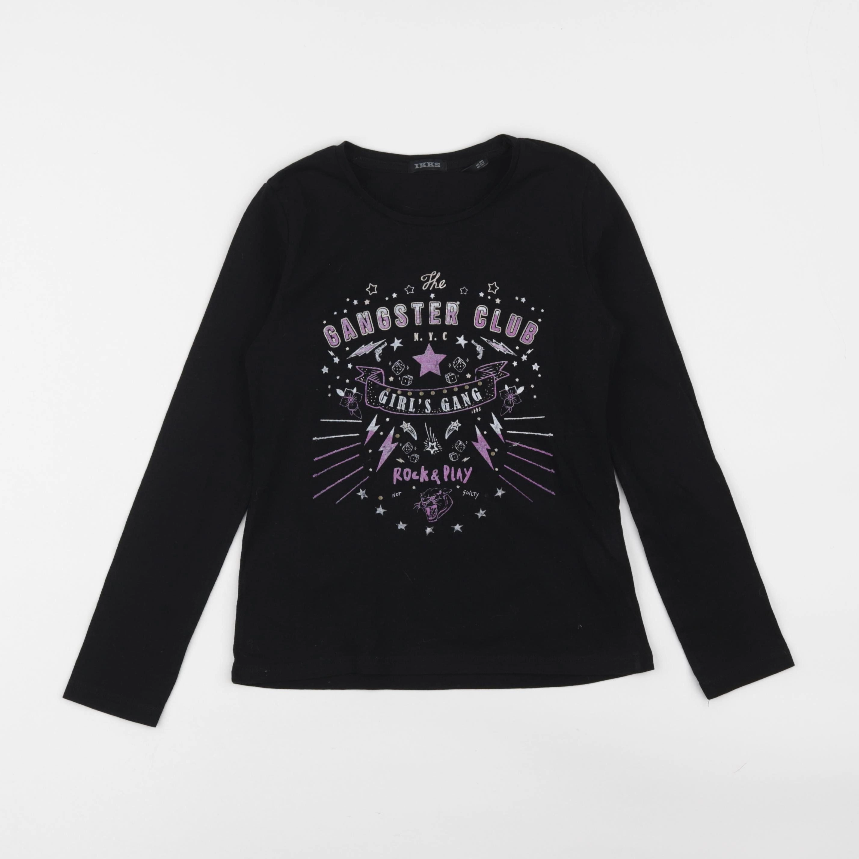 IKKS - tee-shirt noir - 8 ans