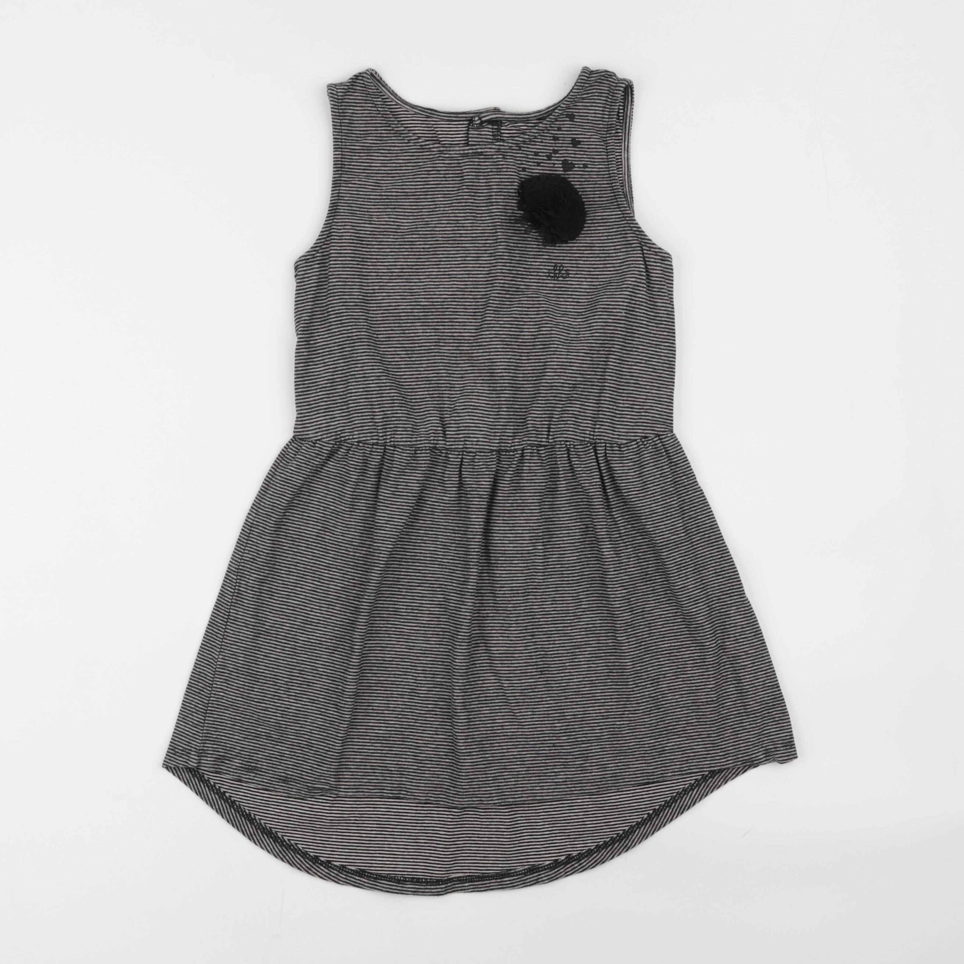 IKKS - robe noir, beige - 10 ans