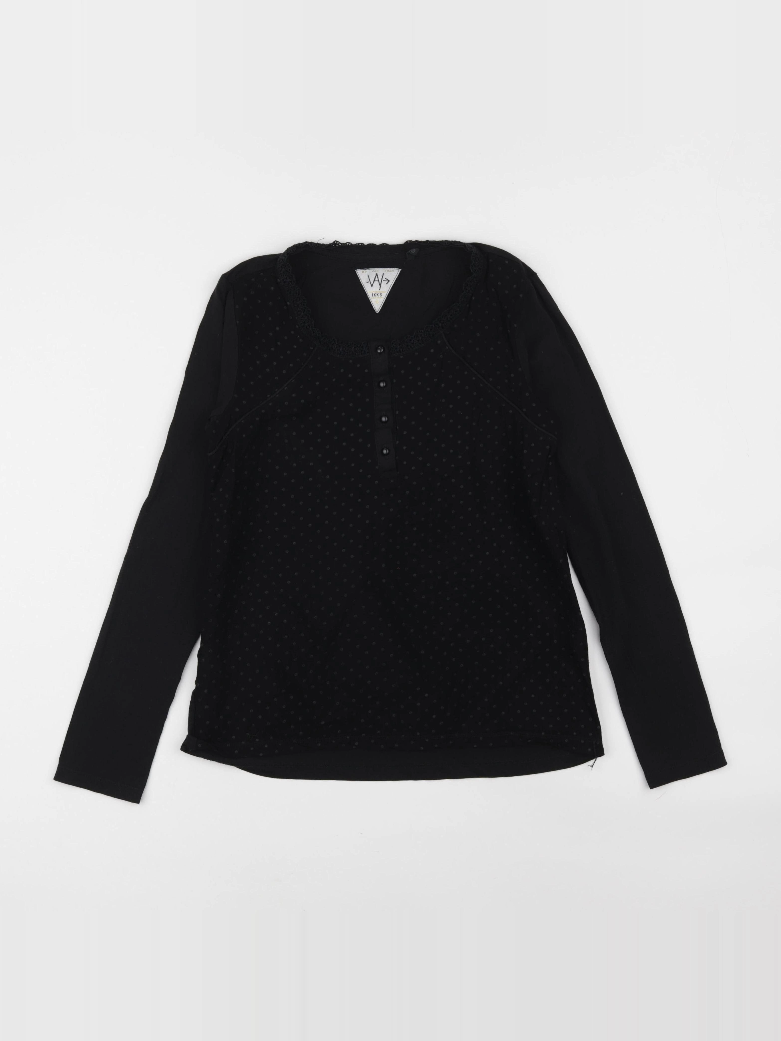 IKKS - blouse noir - 12 ans