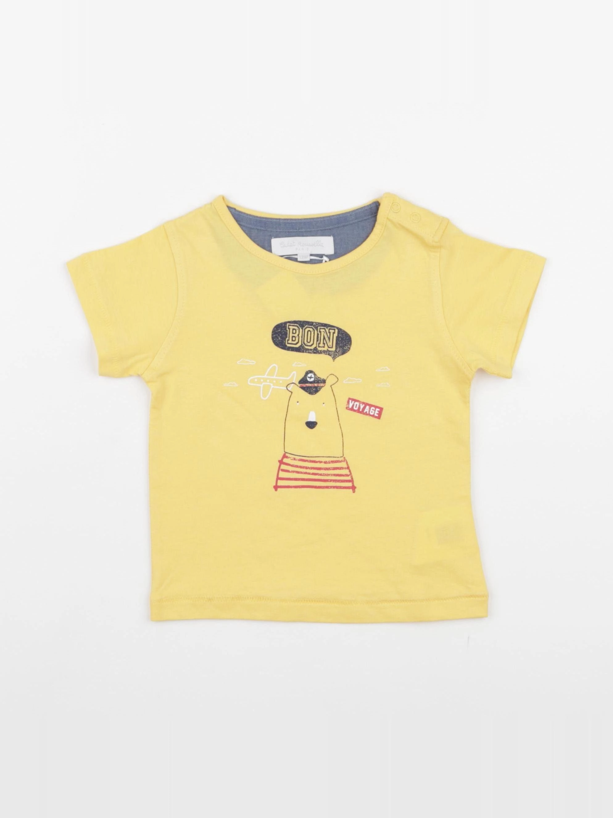 Cadet Rousselle - tee-shirt jaune - 12 mois