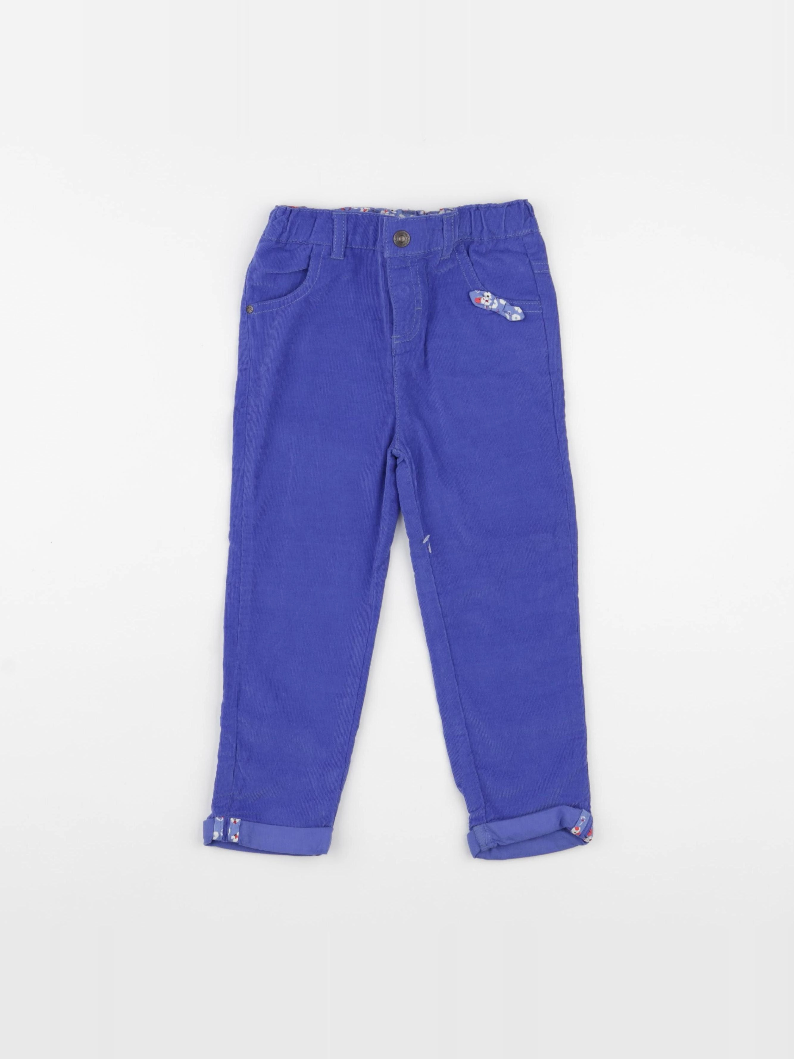 Cadet Rousselle - pantalon bleu - 3 ans