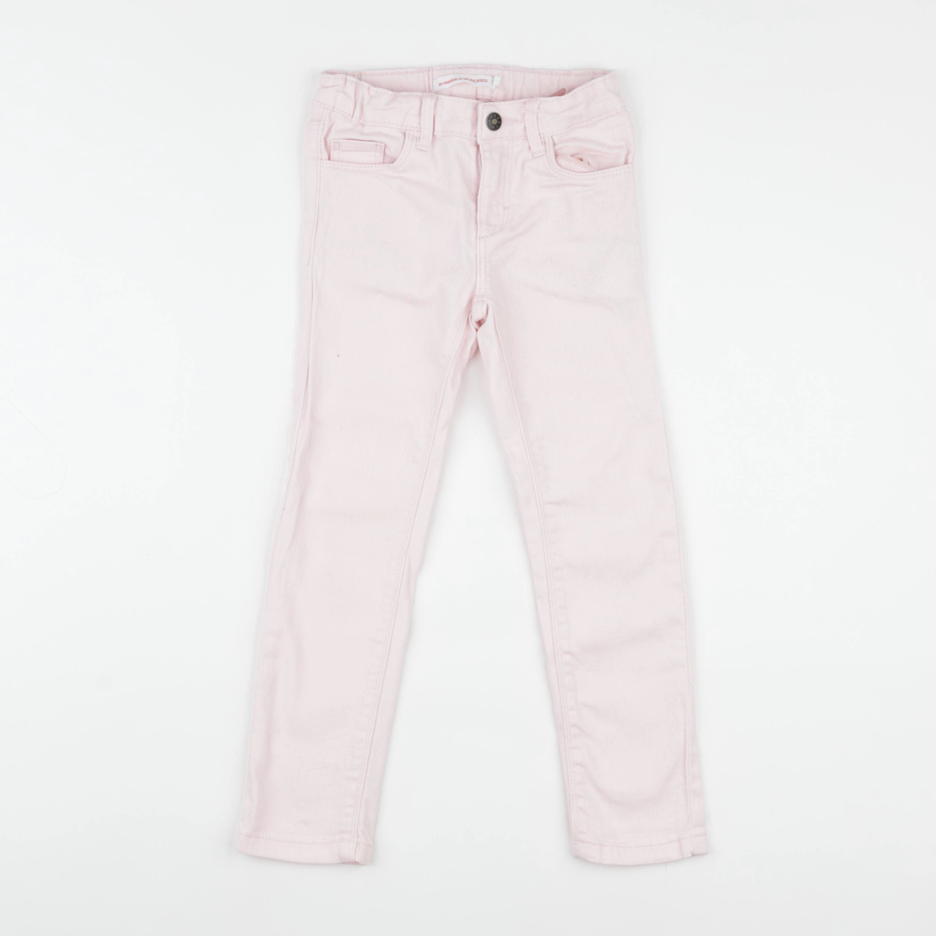 Monoprix - jean rose - 5 ans