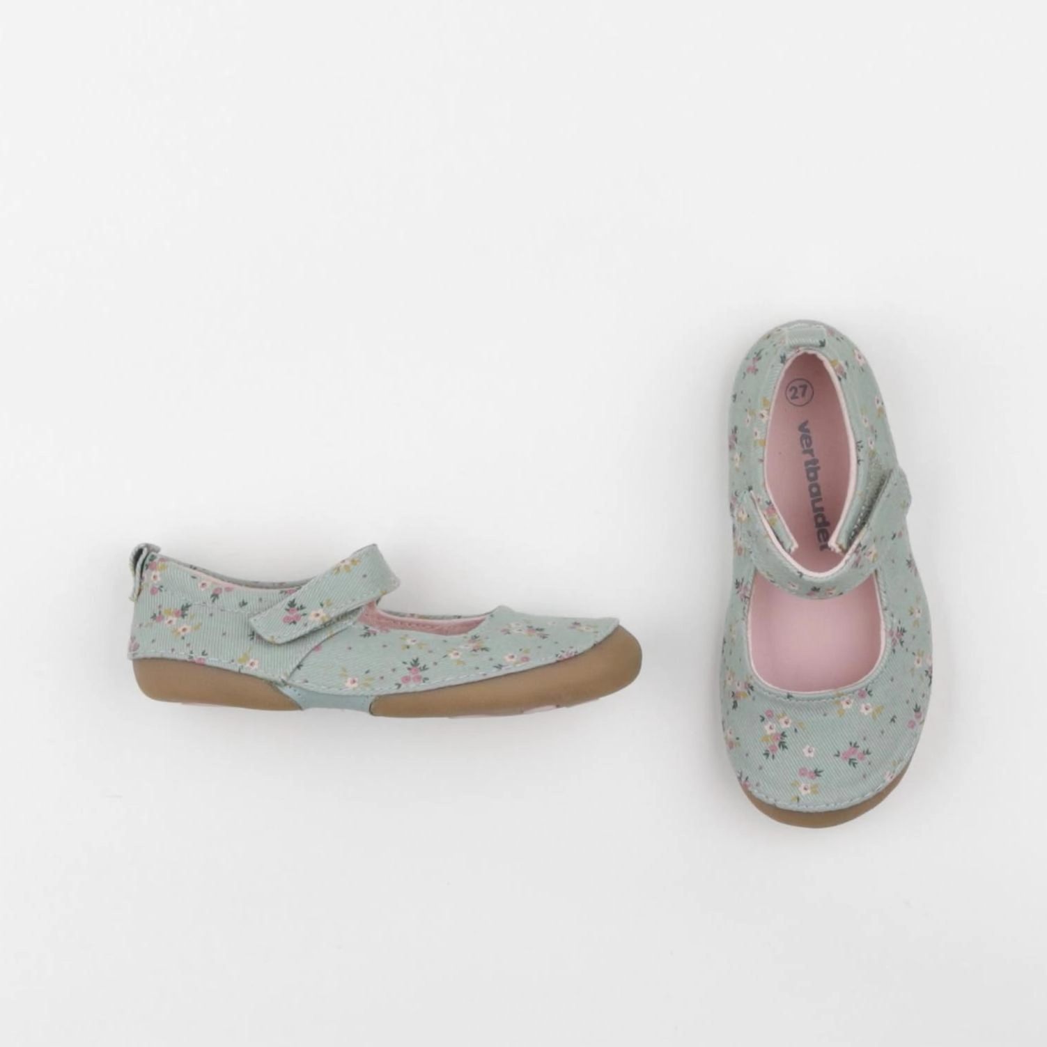 Vertbaudet - chaussons vert - pointure 27