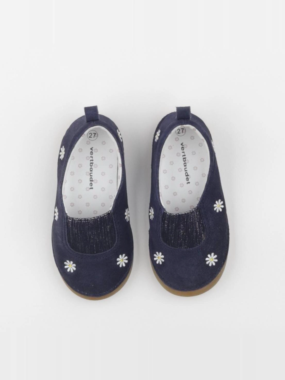 Vertbaudet - chaussons bleu - pointure 28