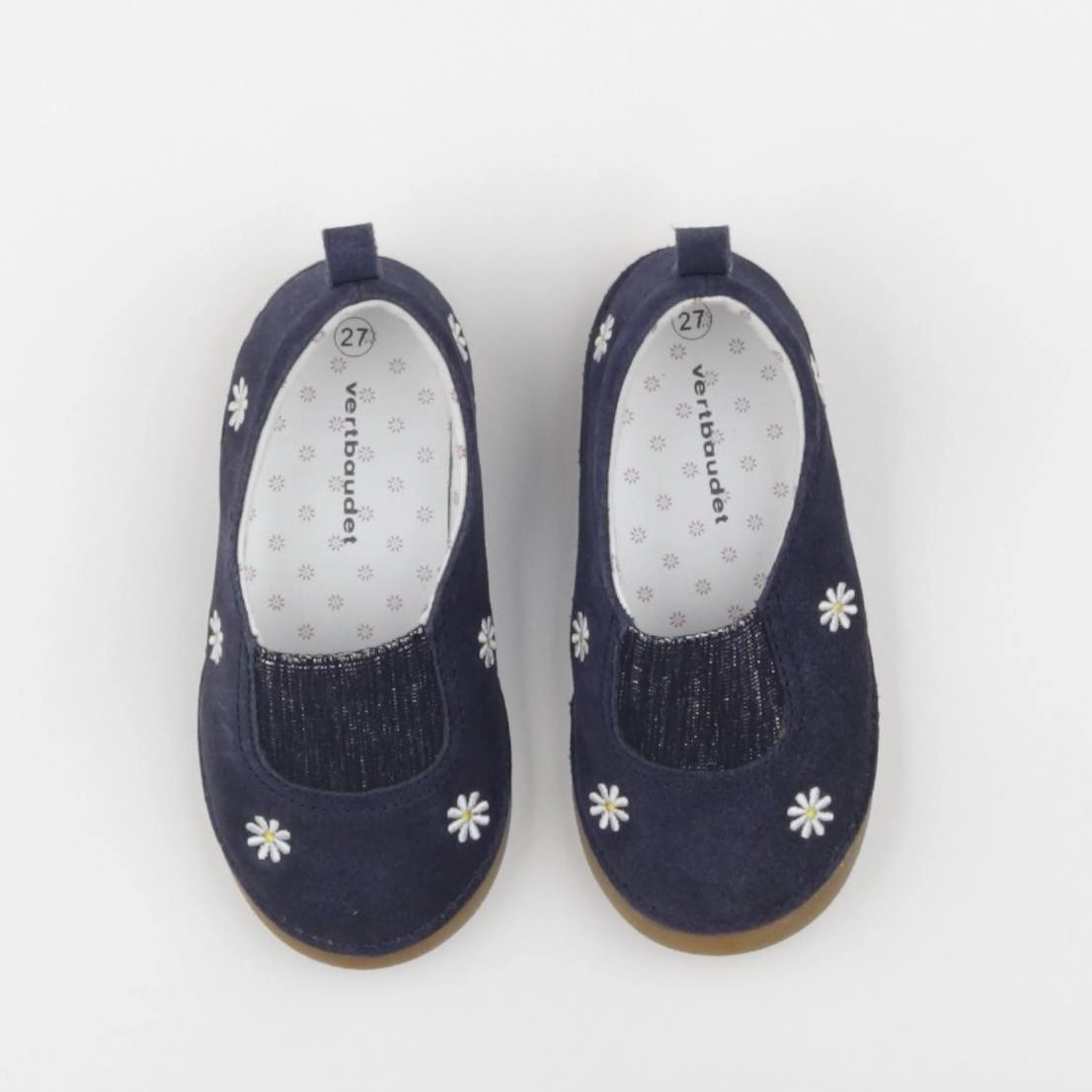 Vertbaudet - chaussons bleu - pointure 28