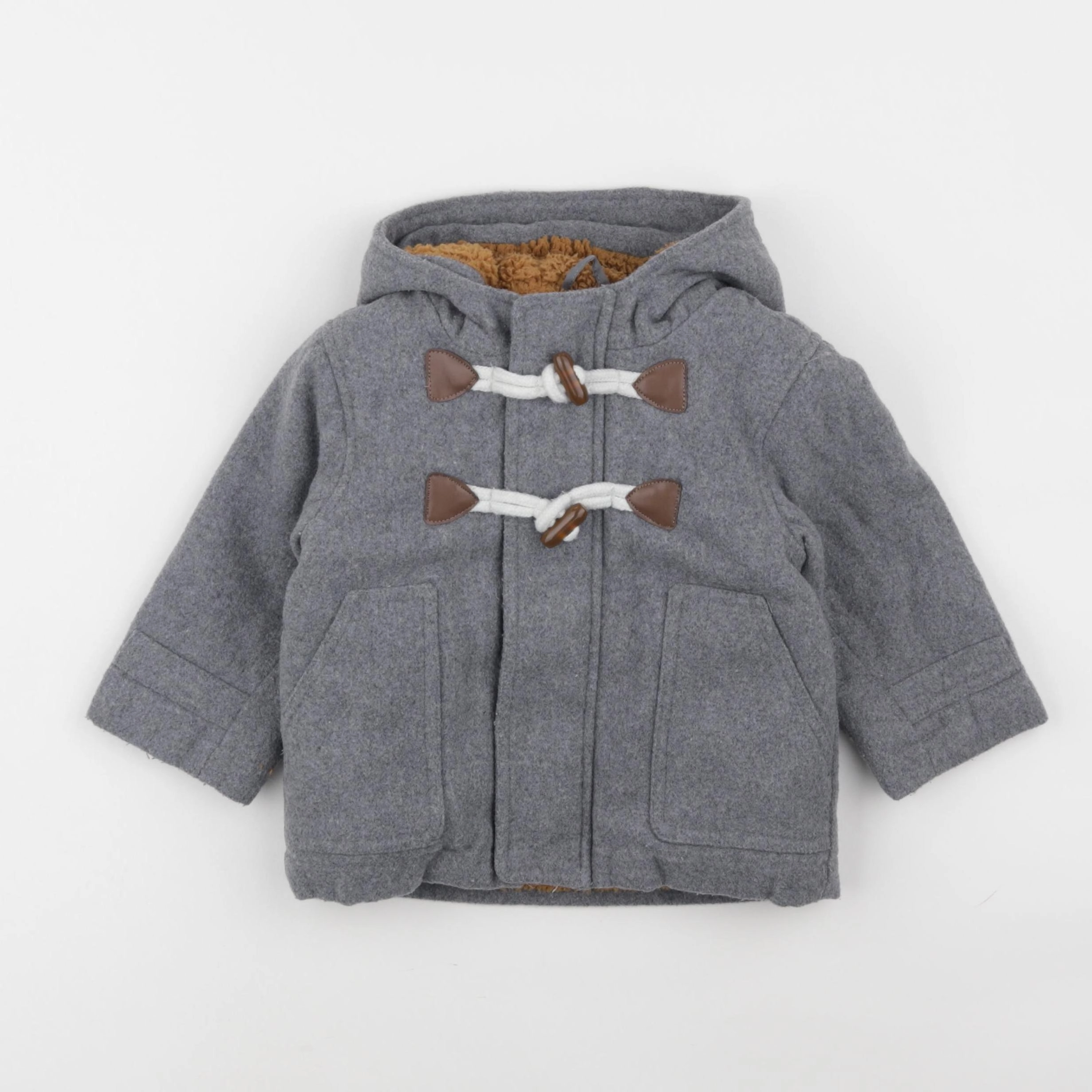 Vertbaudet - manteau gris - 3 ans