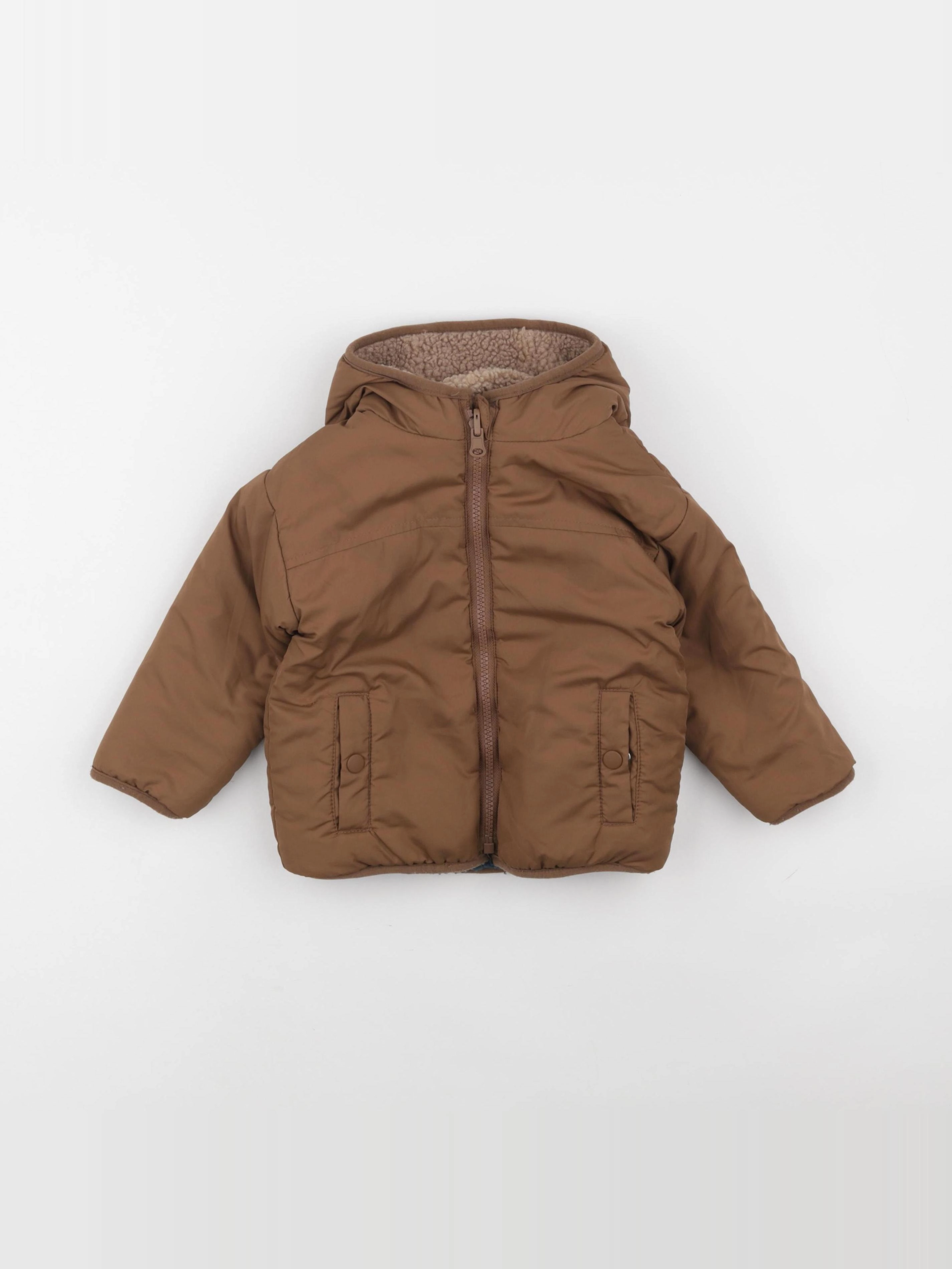 Vertbaudet - manteau marron - 2 ans