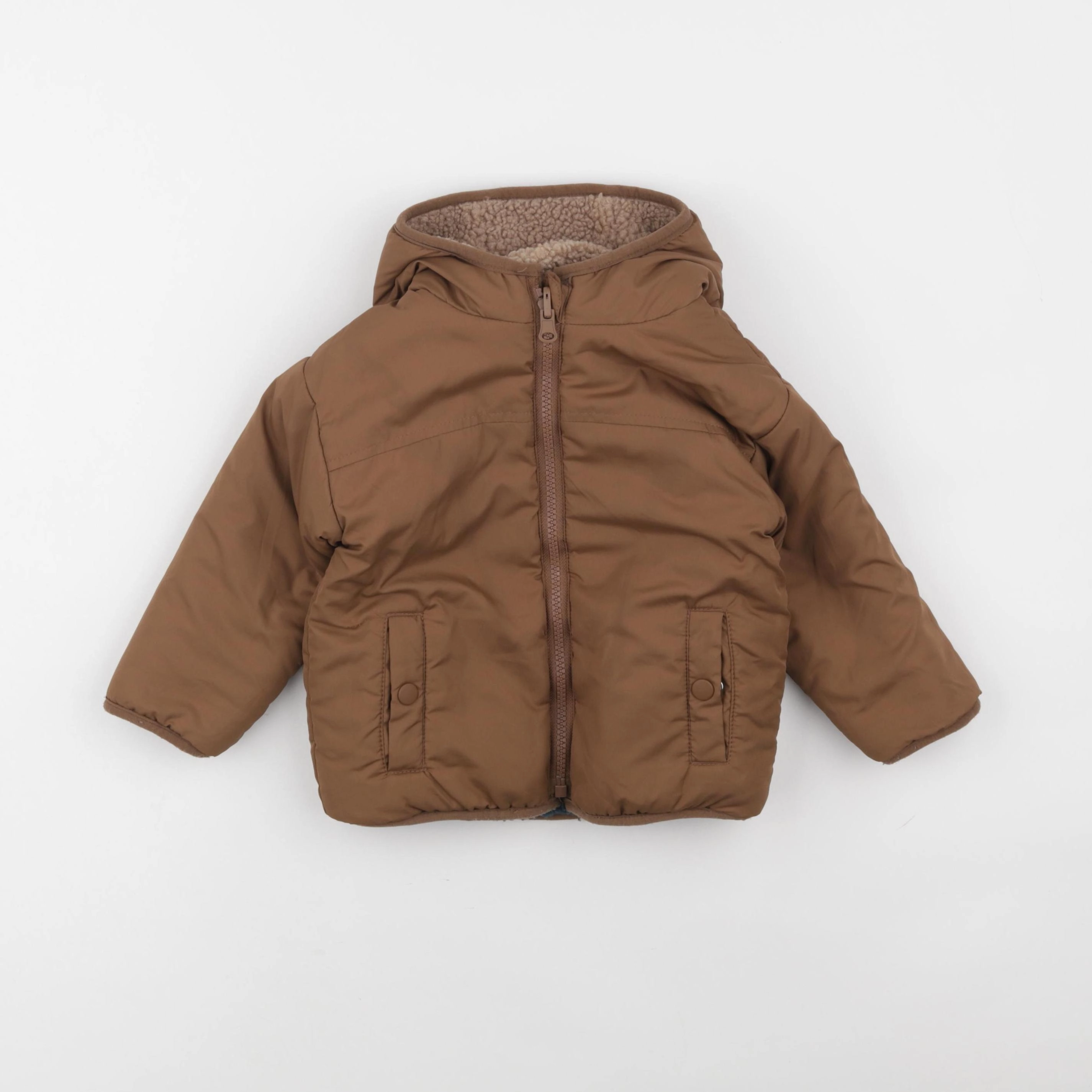Vertbaudet - manteau marron - 2 ans
