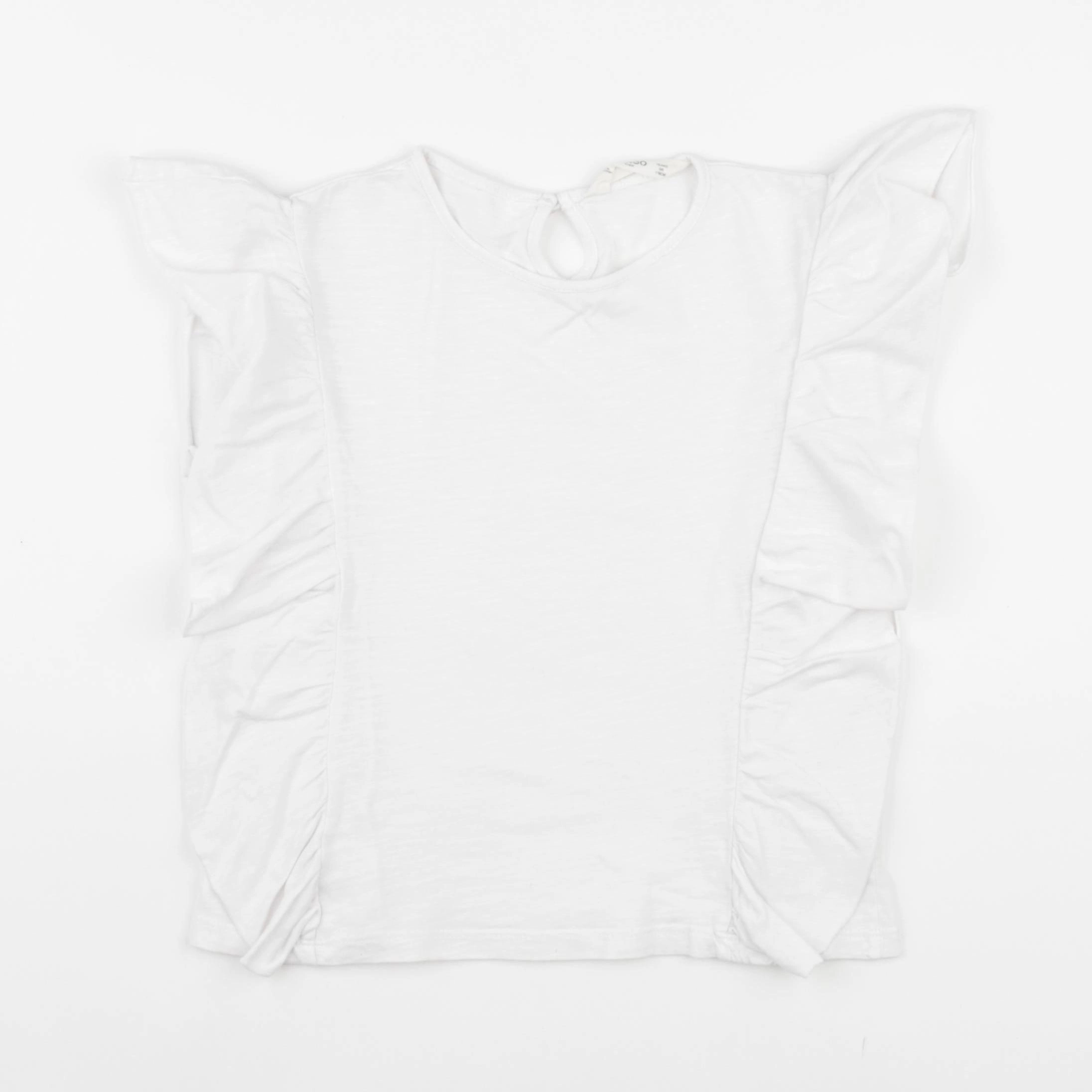 Mango - tee-shirt blanc - 5/6 ans