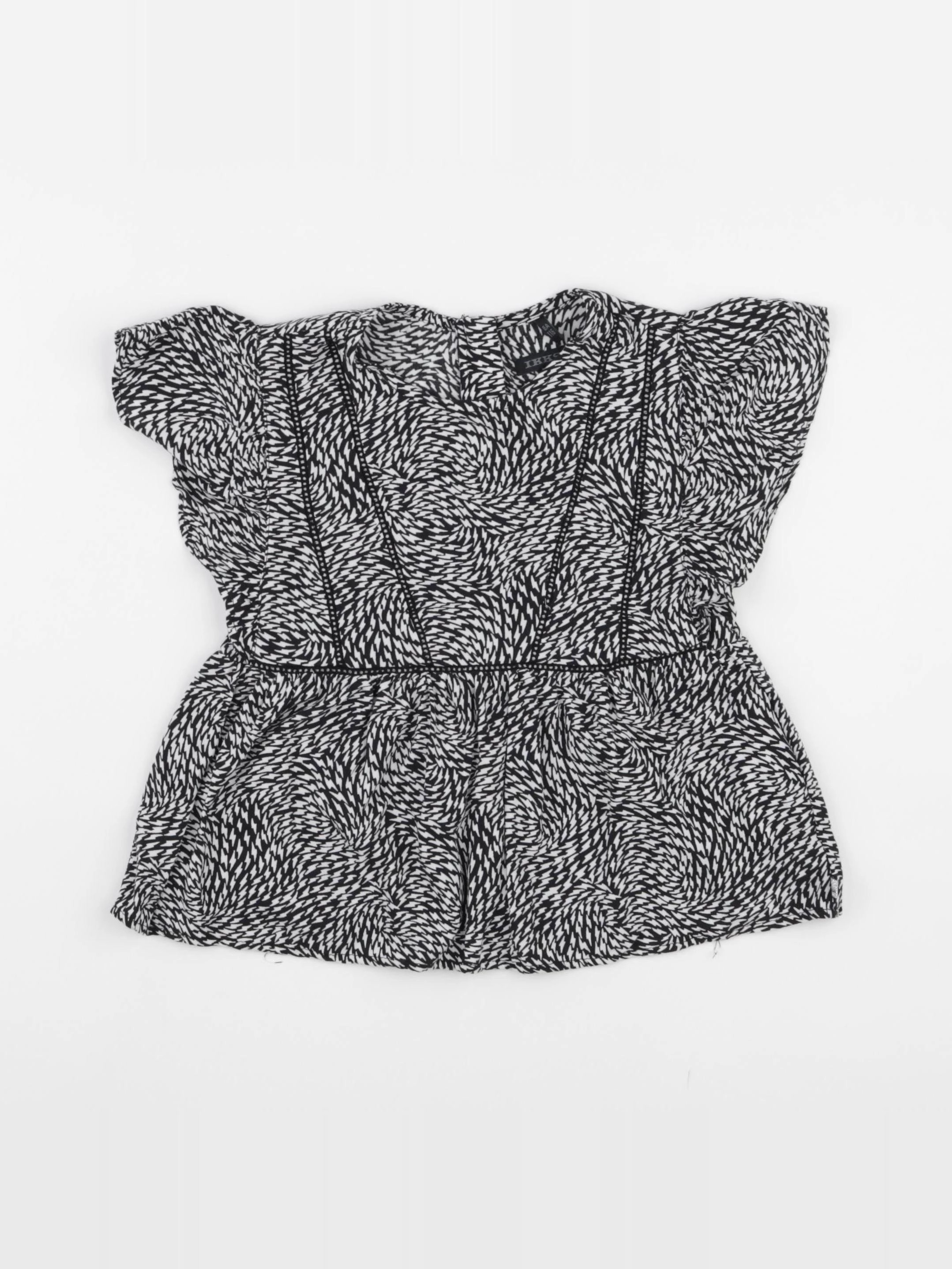 IKKS - blouse noir - 6 ans