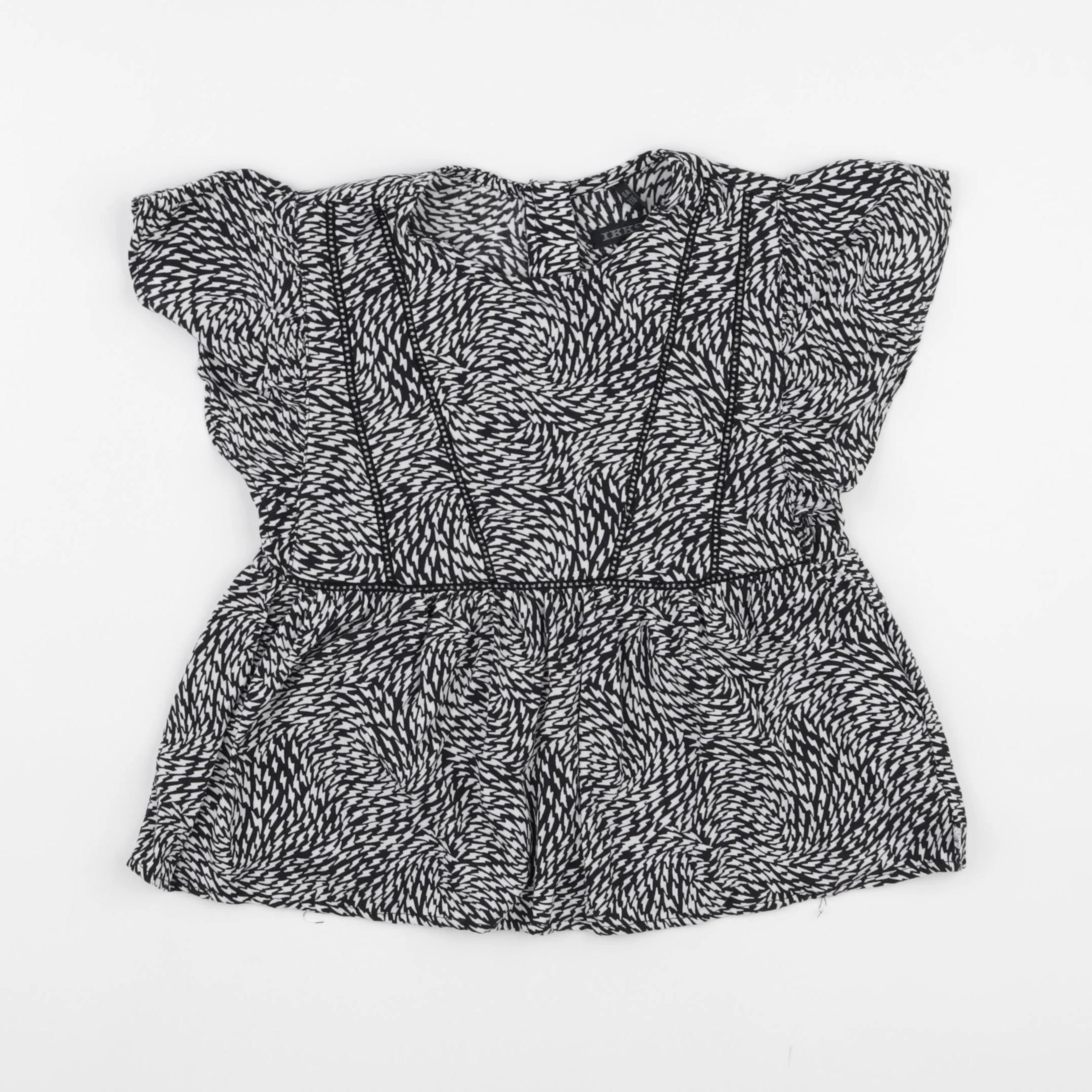 IKKS - blouse noir - 6 ans