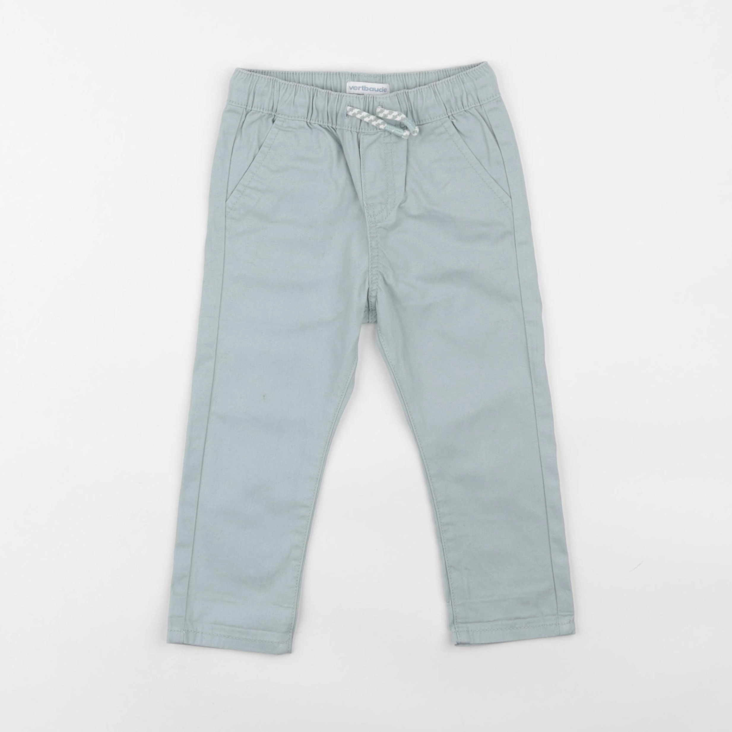 Vertbaudet - pantalon vert - 18 mois