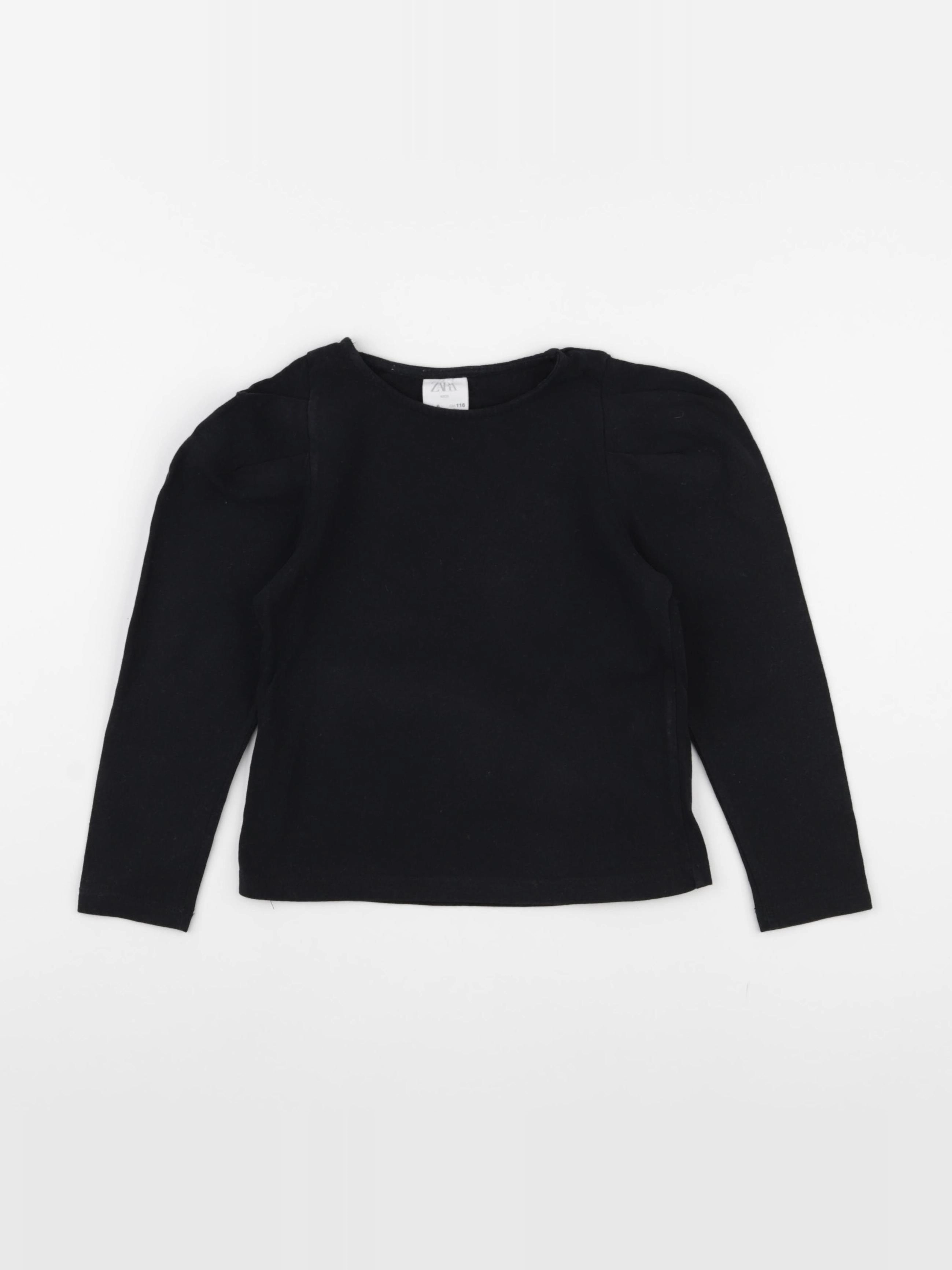 Zara - tee-shirt noir - 6 ans