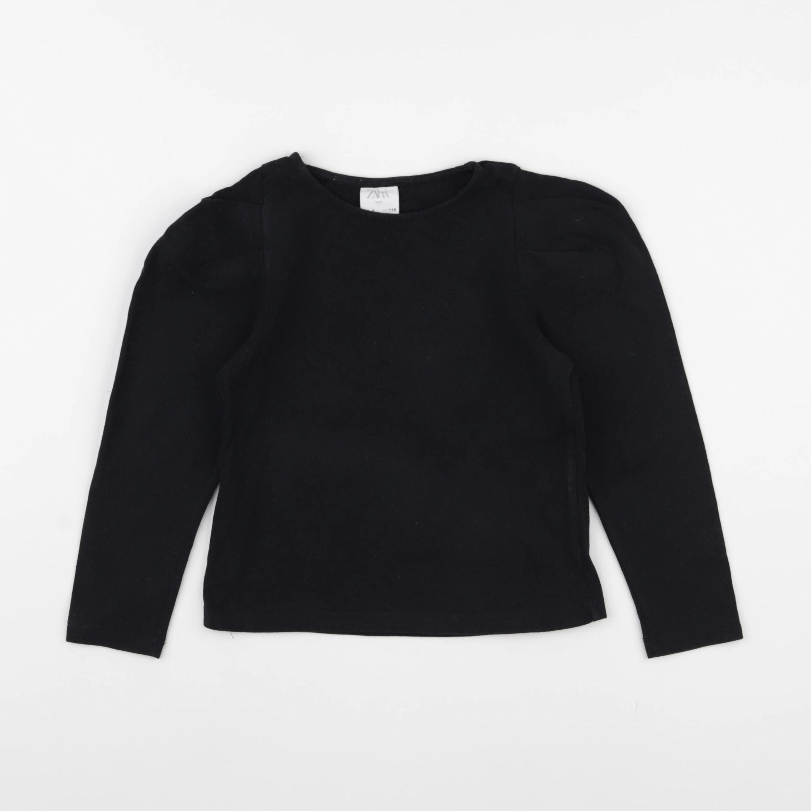 Zara - tee-shirt noir - 6 ans