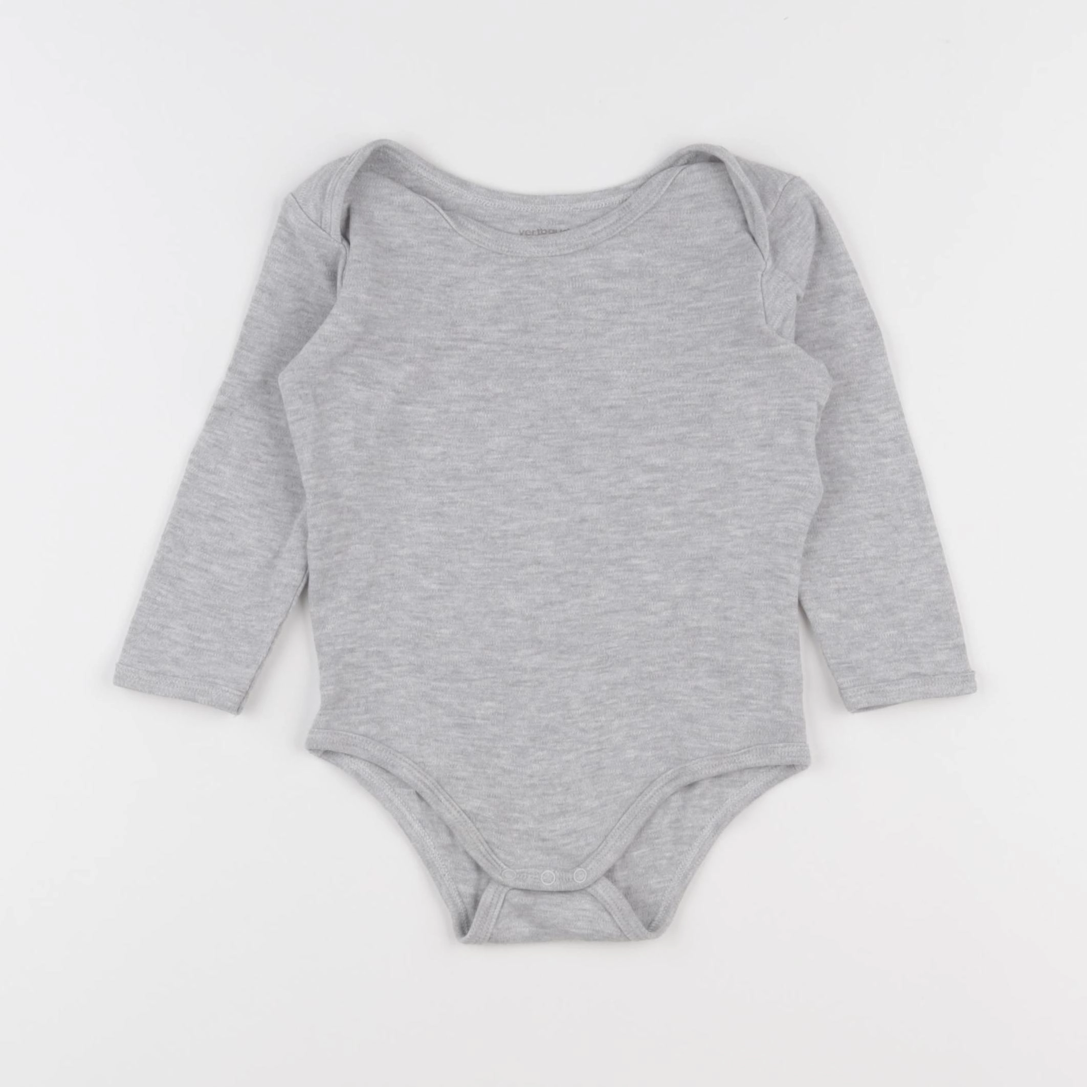 Vertbaudet - body gris - 24 mois