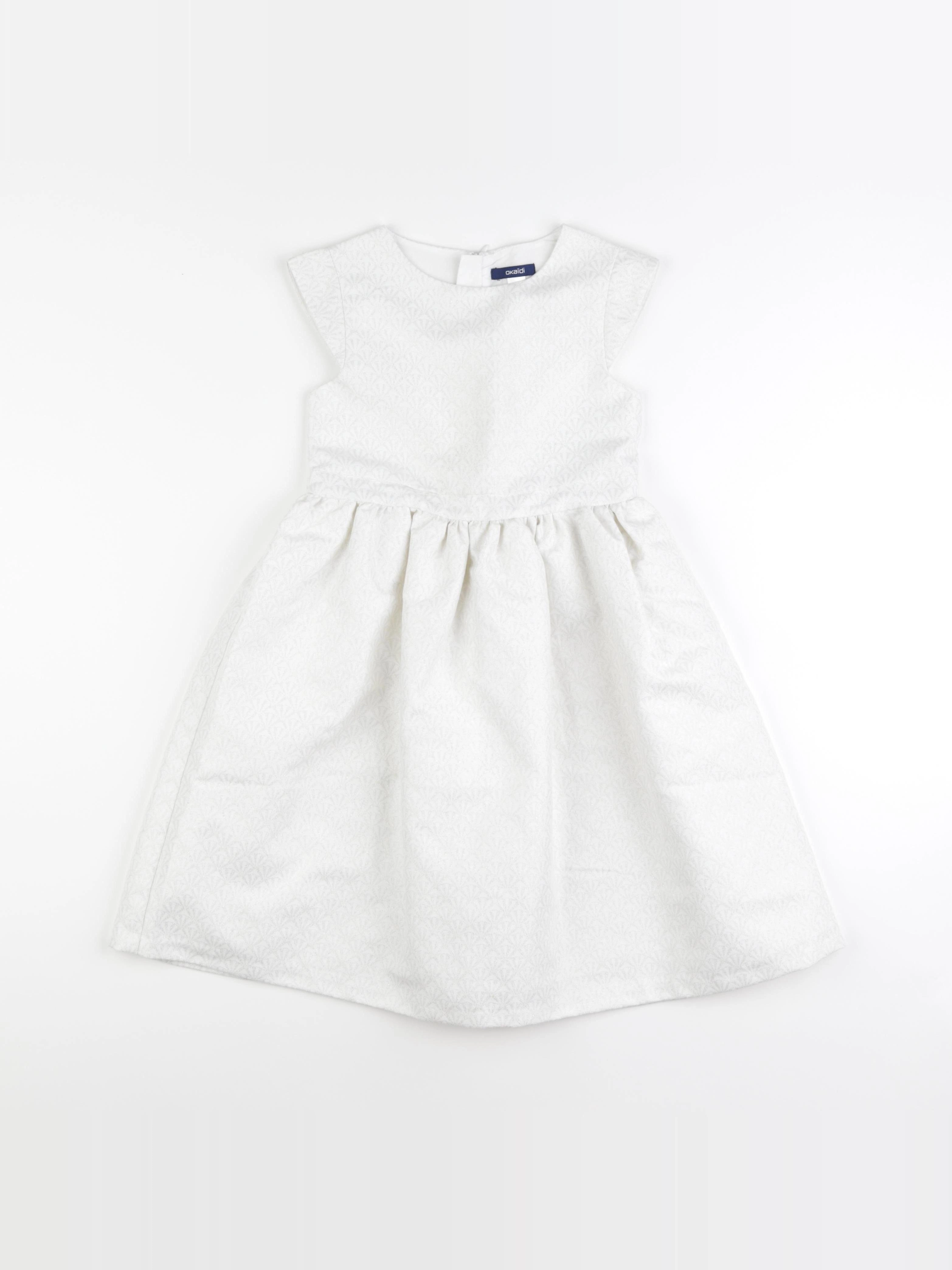 Okaidi - robe beige, or - 6 ans