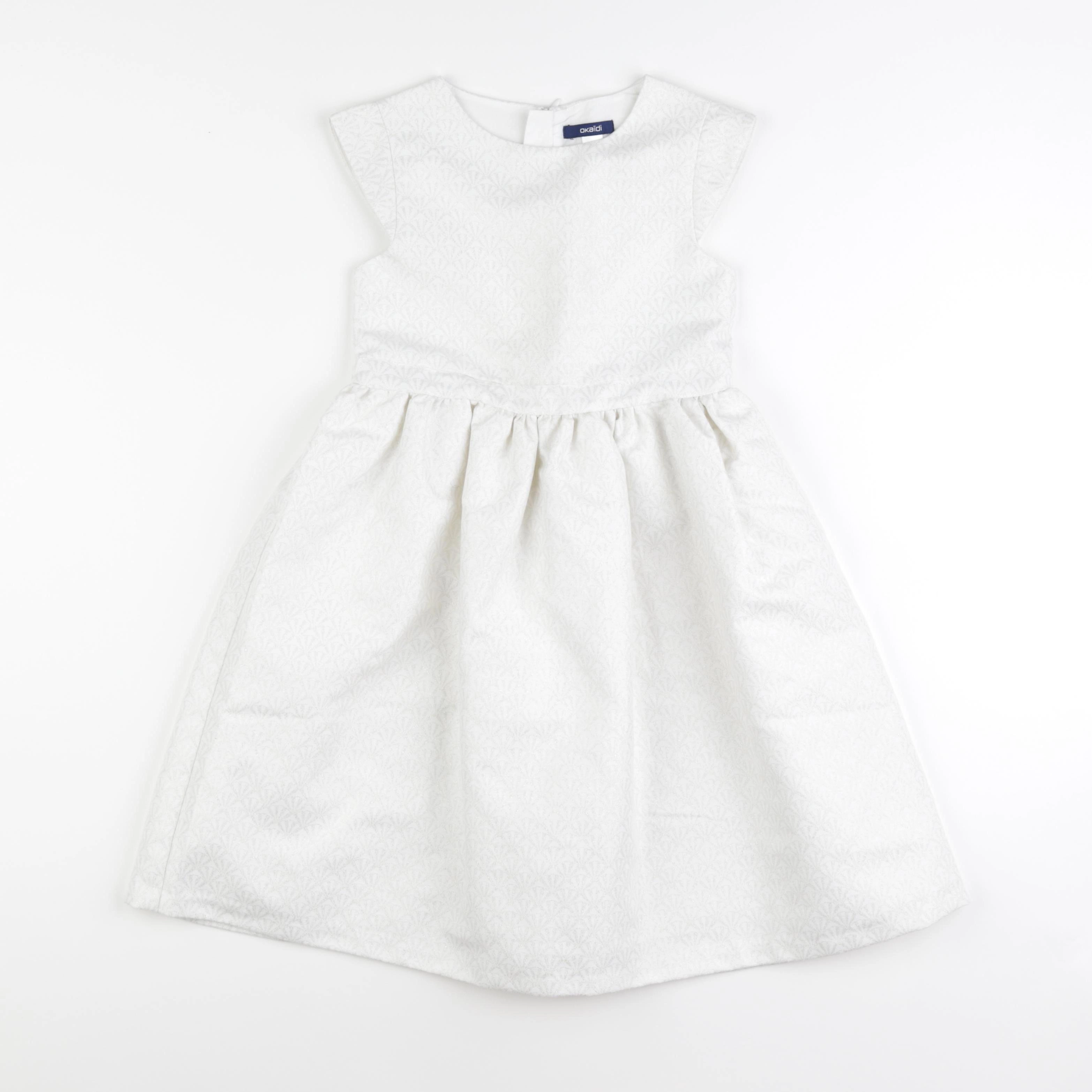 Okaidi - robe beige, or - 6 ans