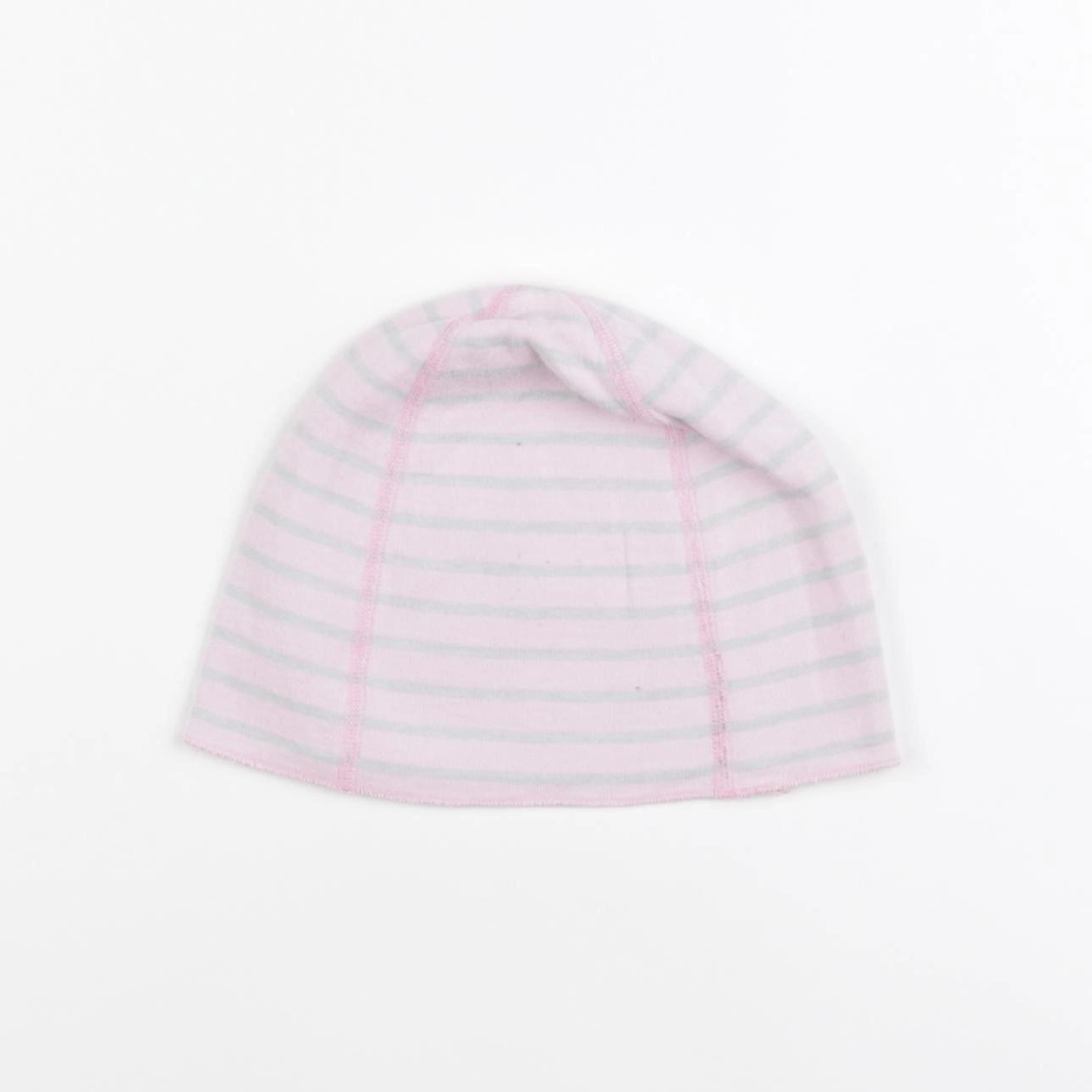 Petit Bateau - bonnet rose, gris - 9 mois