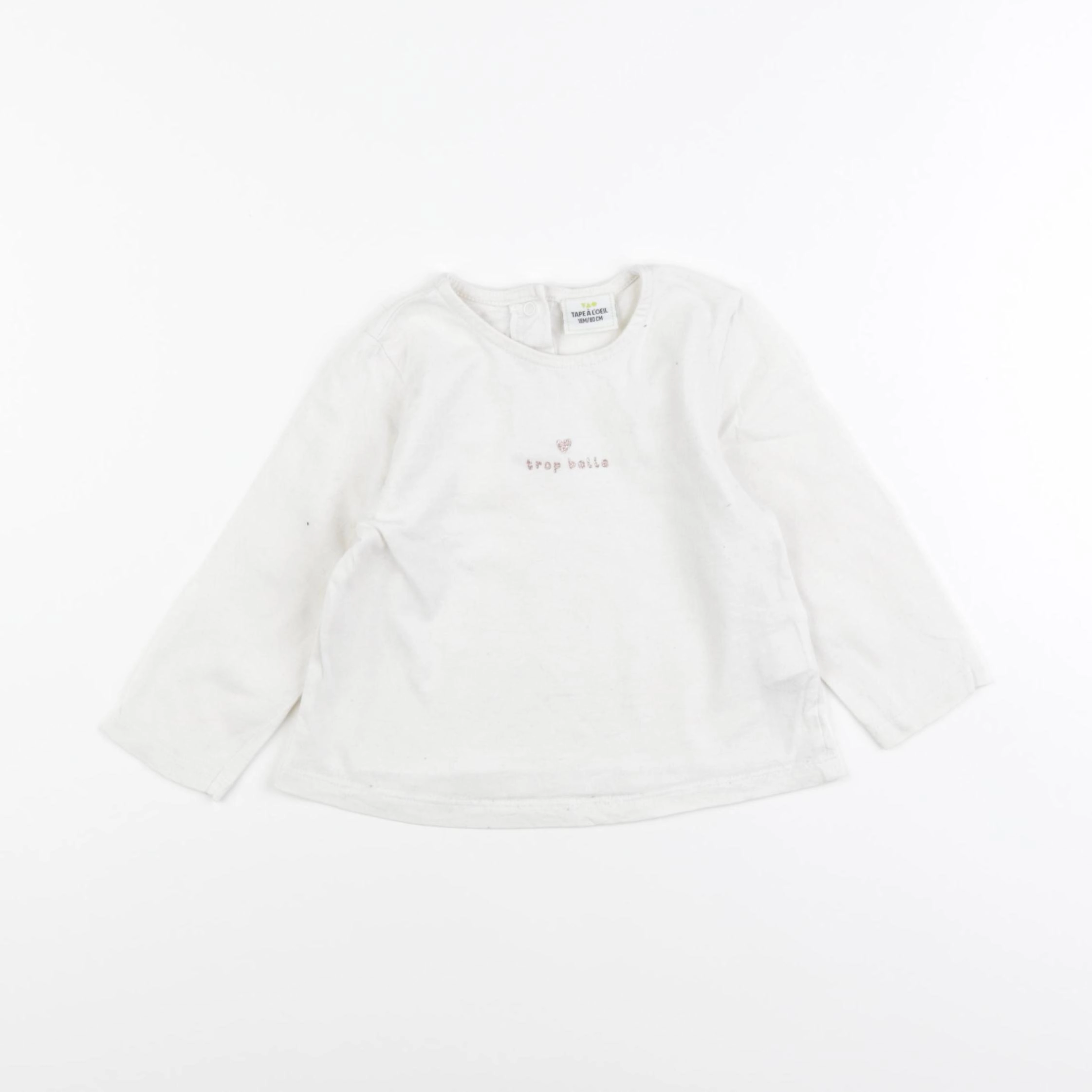 Tape à l'oeil - tee-shirt beige - 18 mois