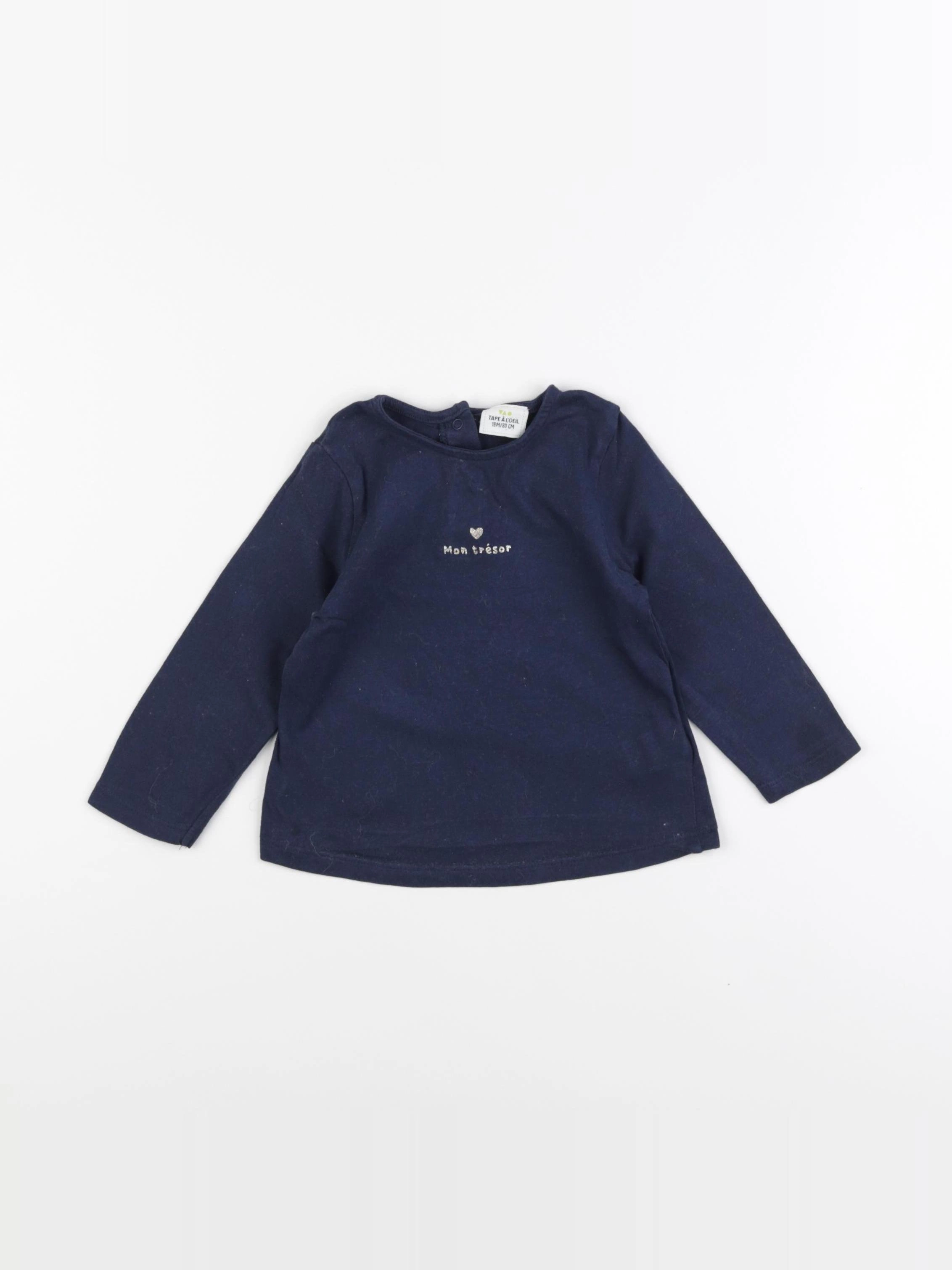 Tape à l'oeil - tee-shirt bleu - 18 mois