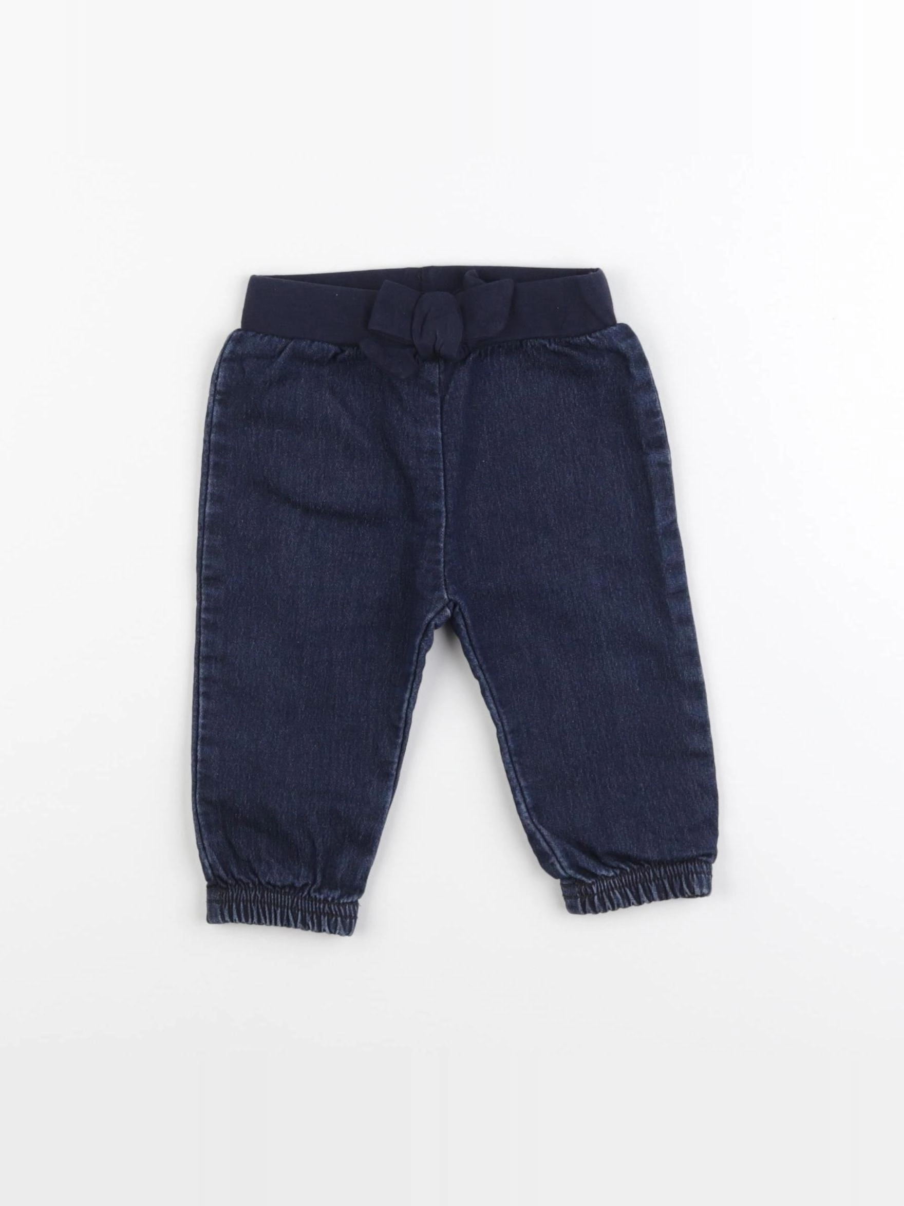 Petit Bateau - pantalon bleu - 6 mois