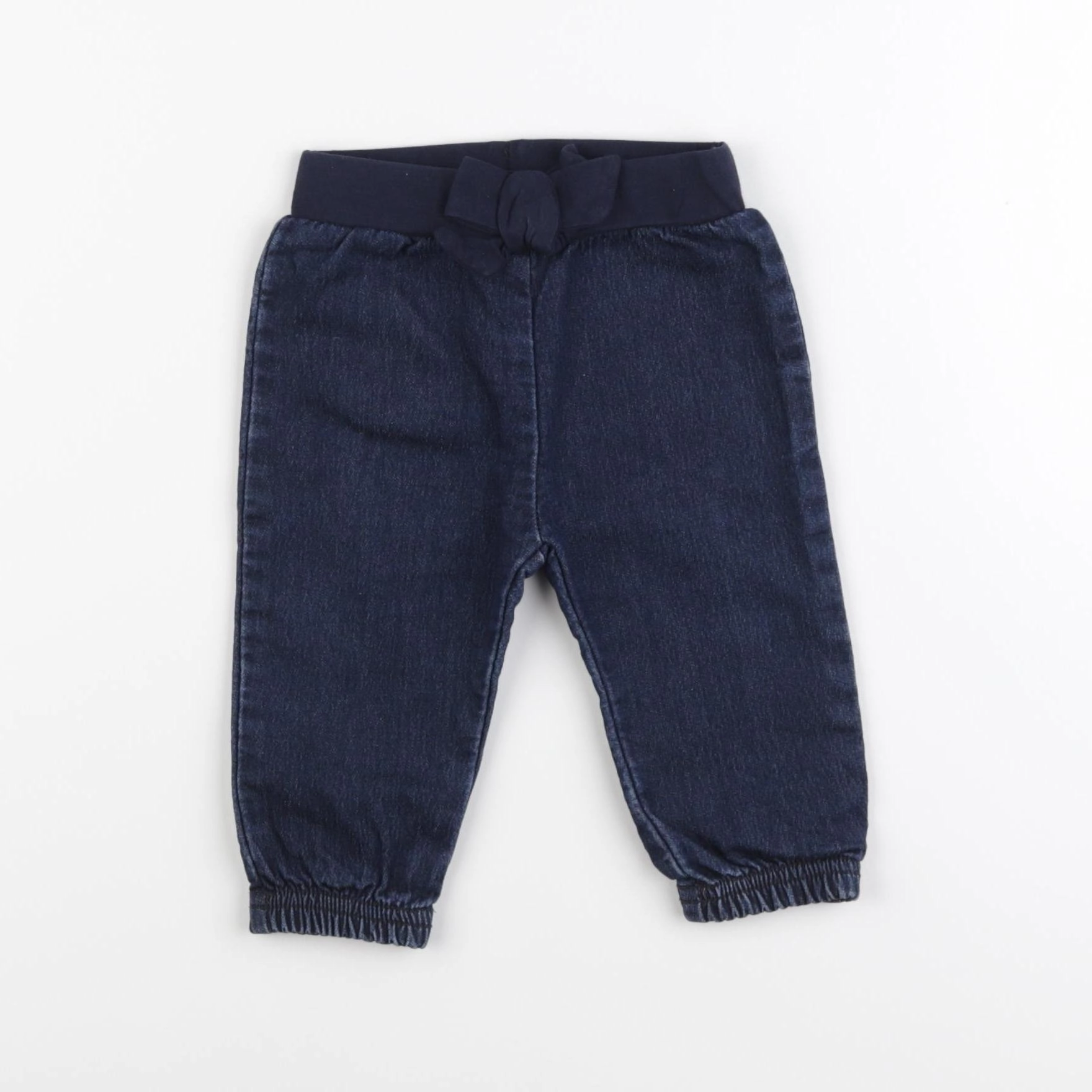 Petit Bateau - pantalon bleu - 6 mois