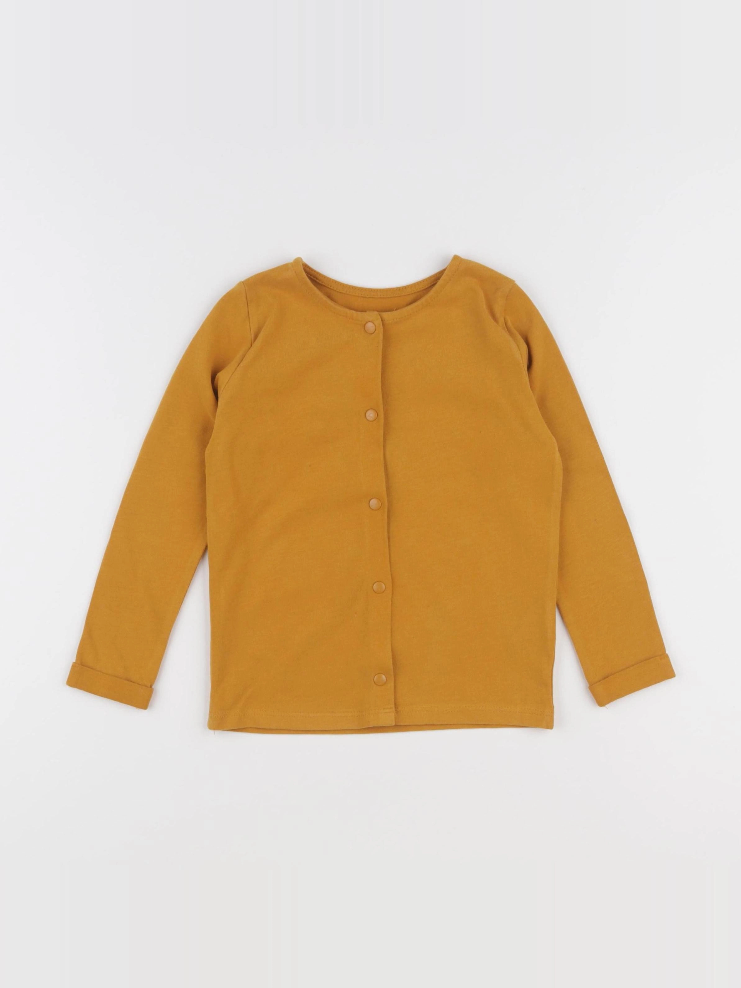Vertbaudet - sweat jaune - 3 ans