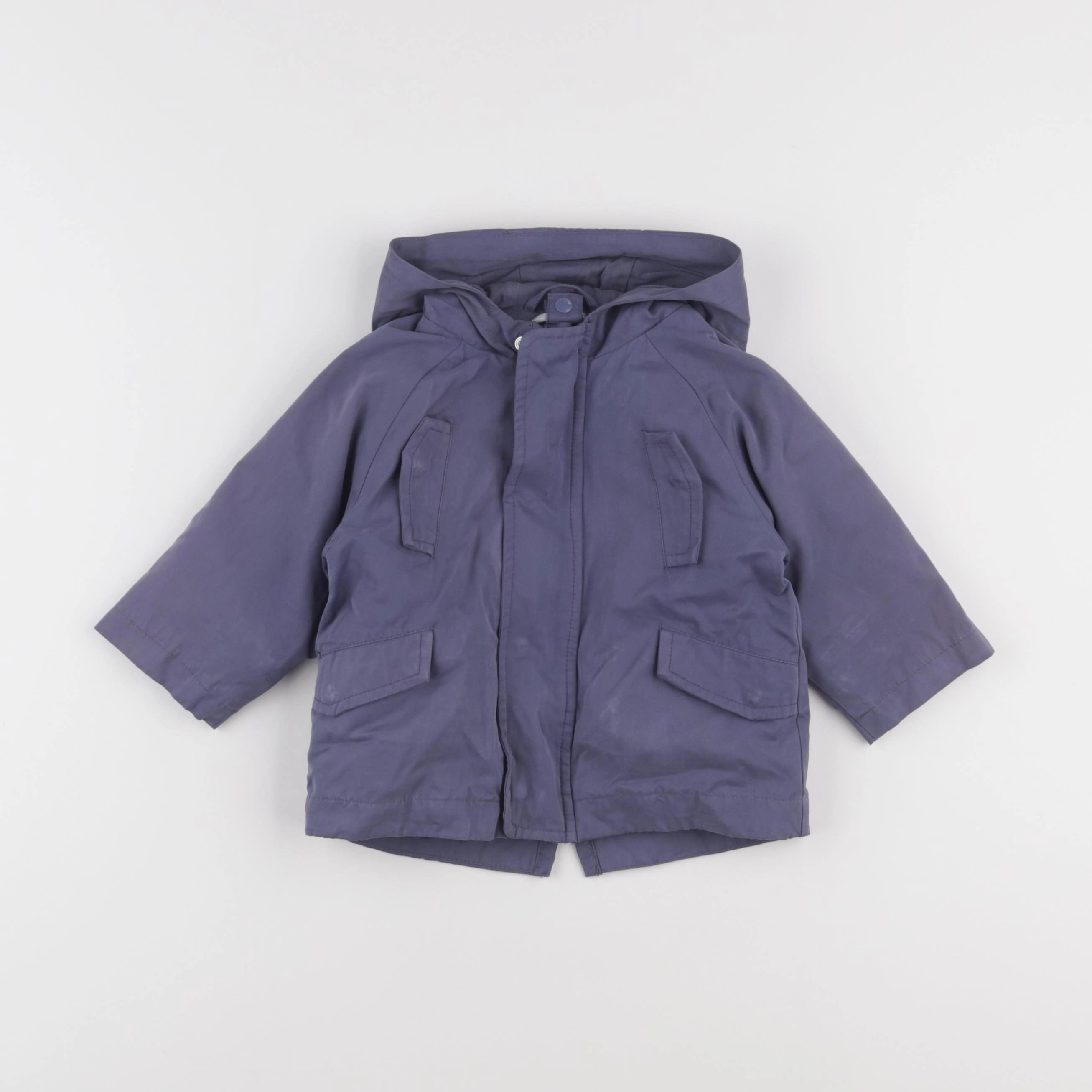 Vertbaudet - manteau bleu - 9 mois