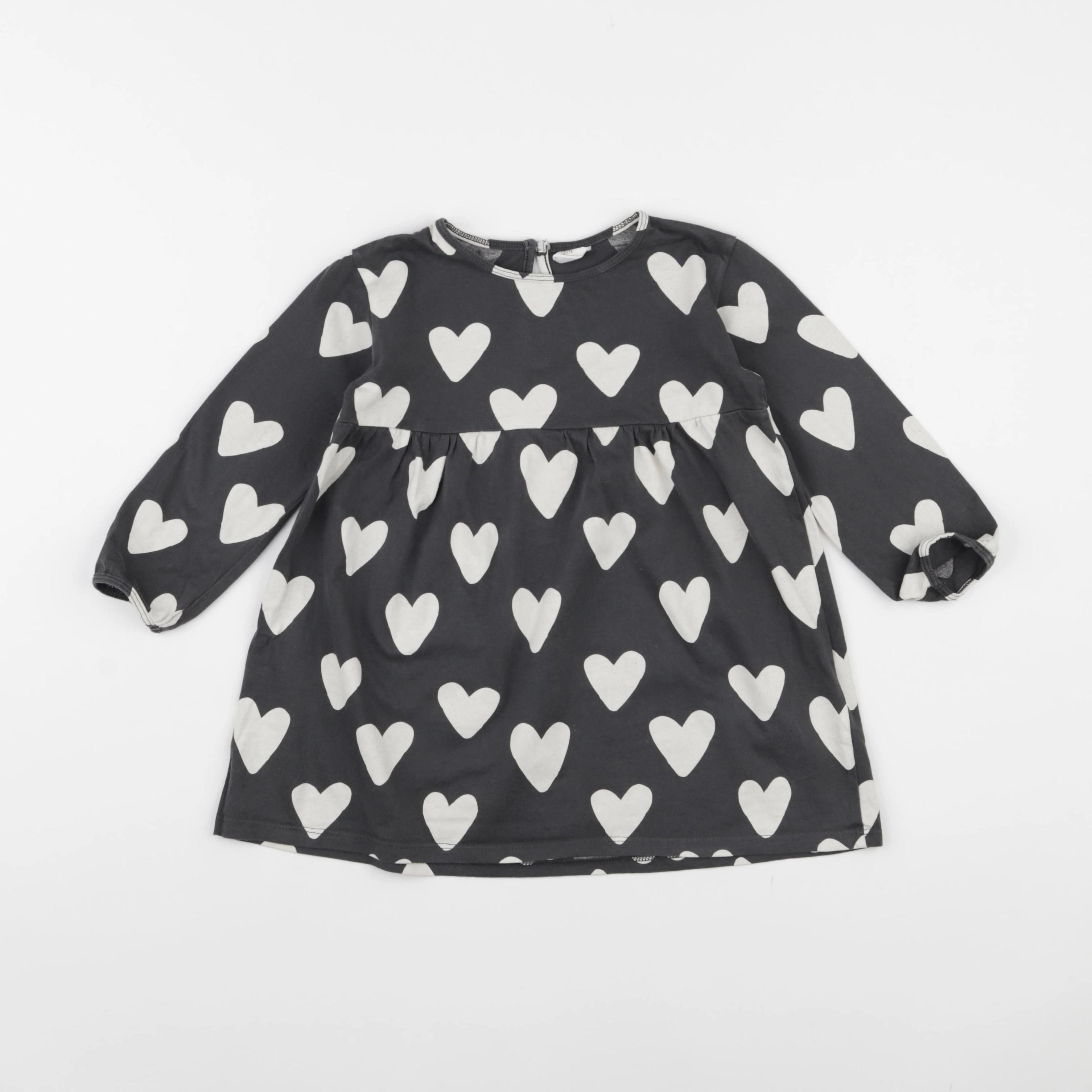 H&M - robe gris - 18/24 mois