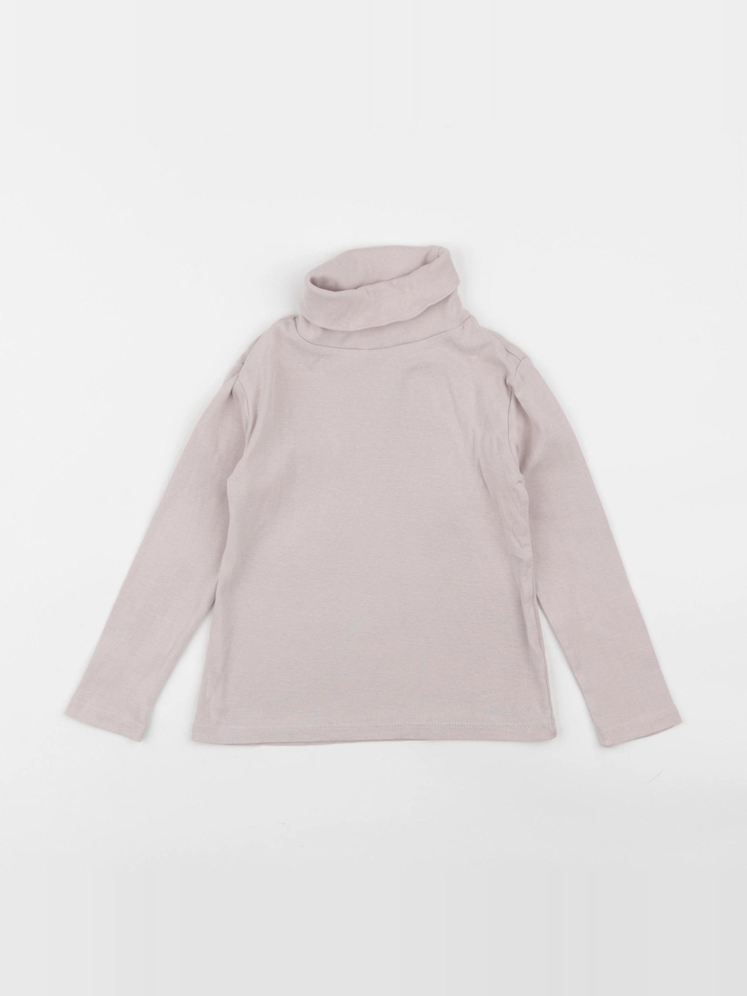 Monoprix - sous-pull rose - 4 ans