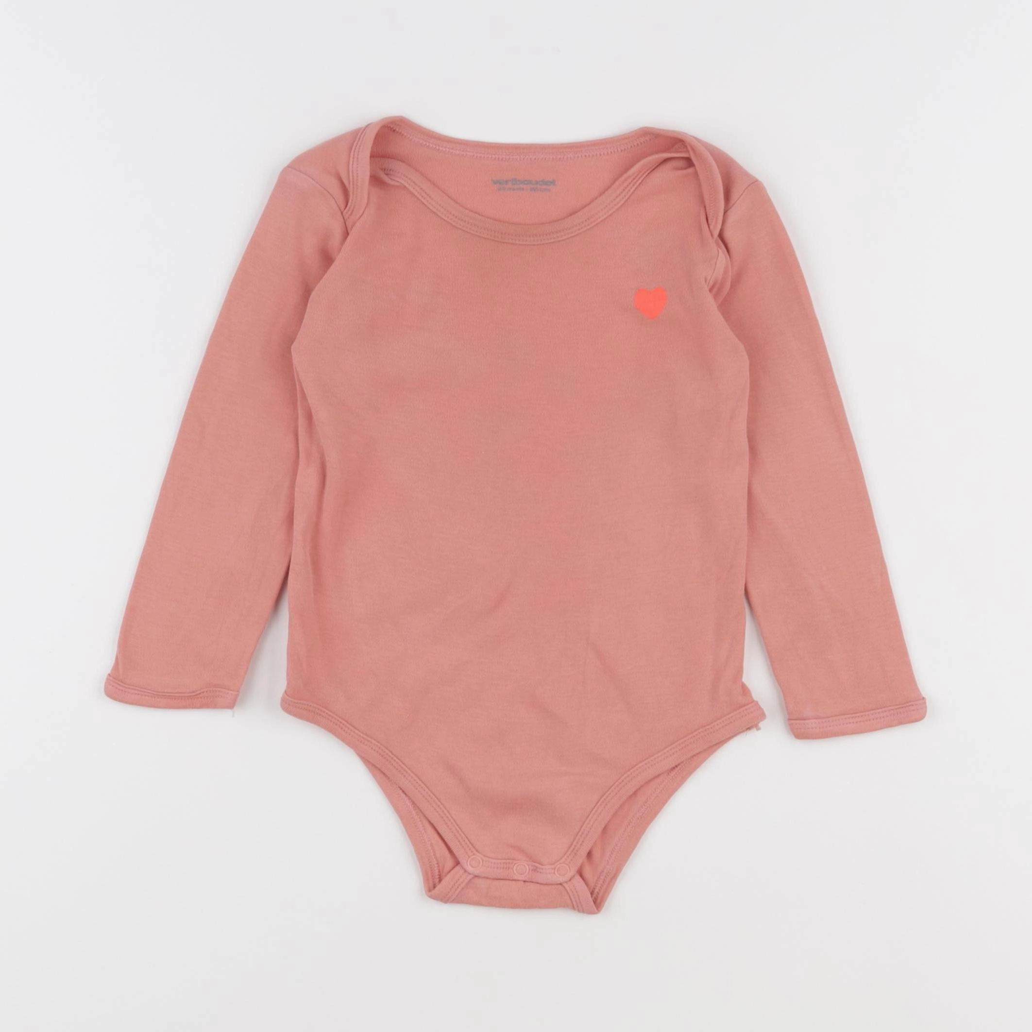 Vertbaudet - body rose - 24 mois