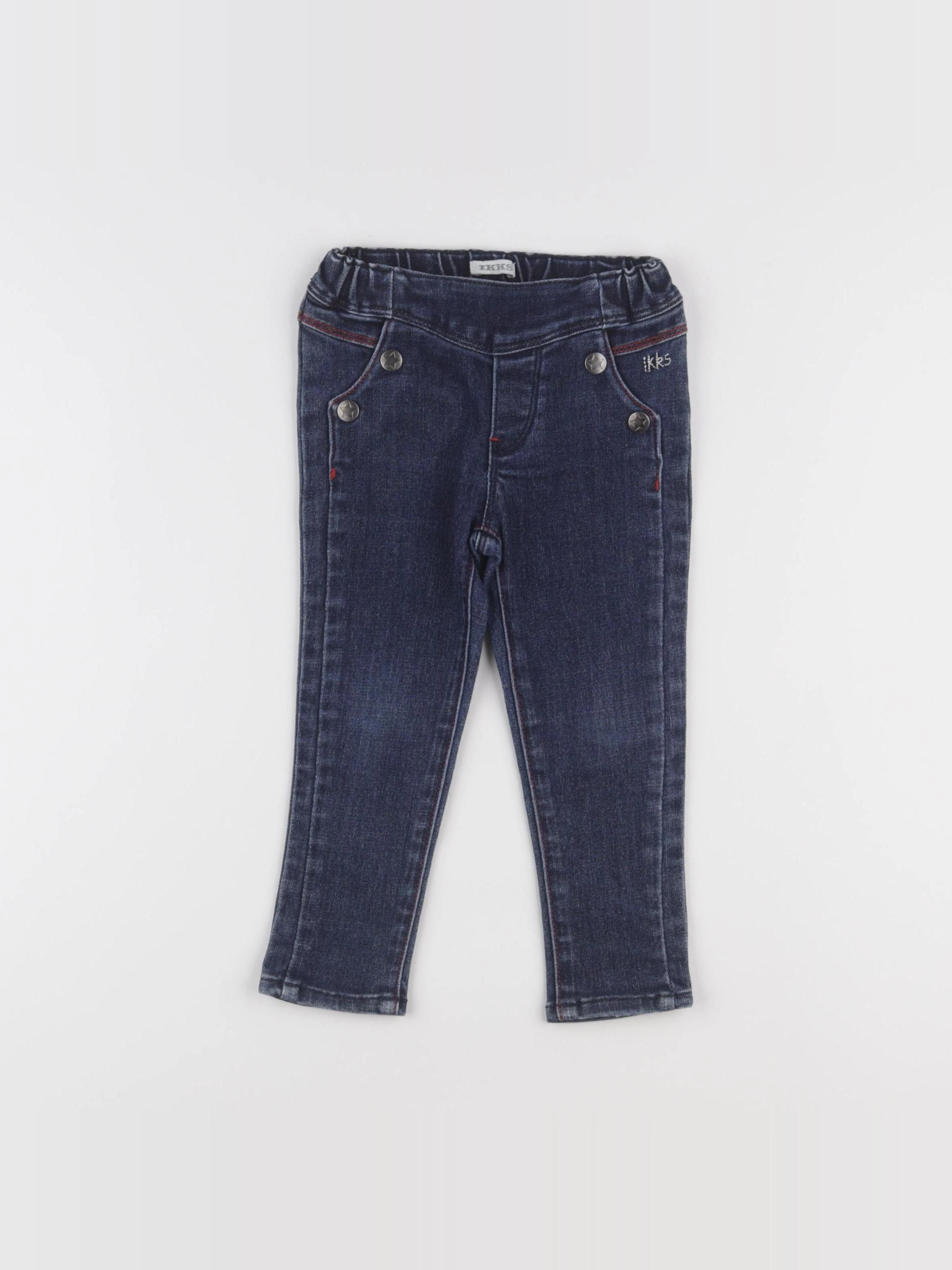IKKS - pantalon bleu - 2 ans
