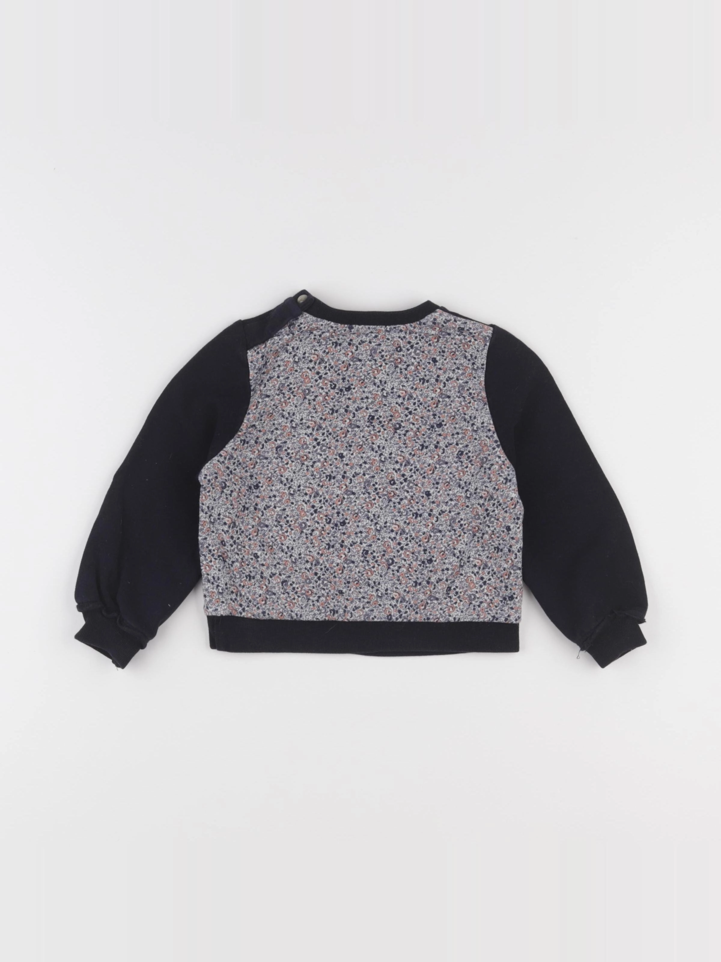 IKKS - sweat bleu - 2 ans