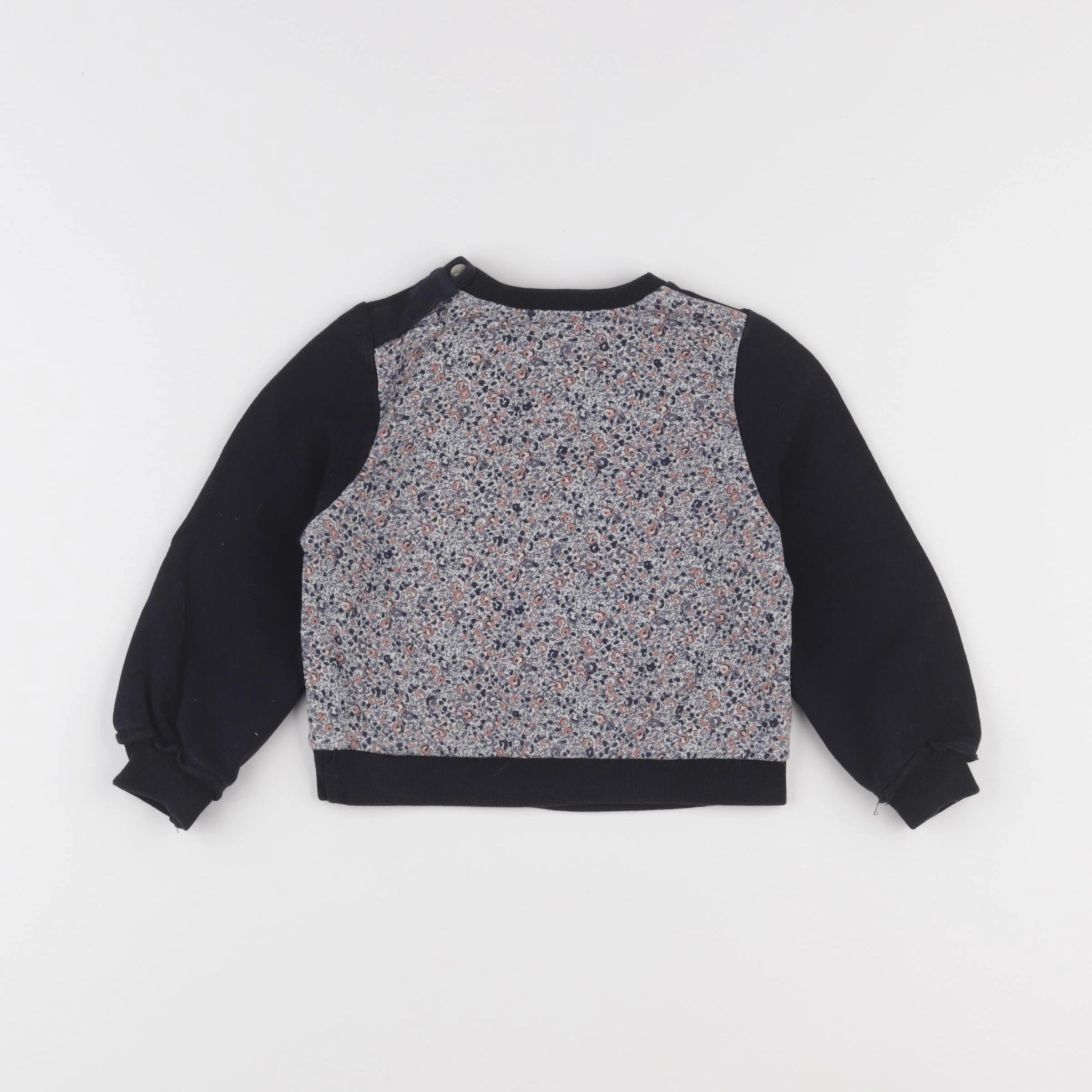 IKKS - sweat bleu - 2 ans
