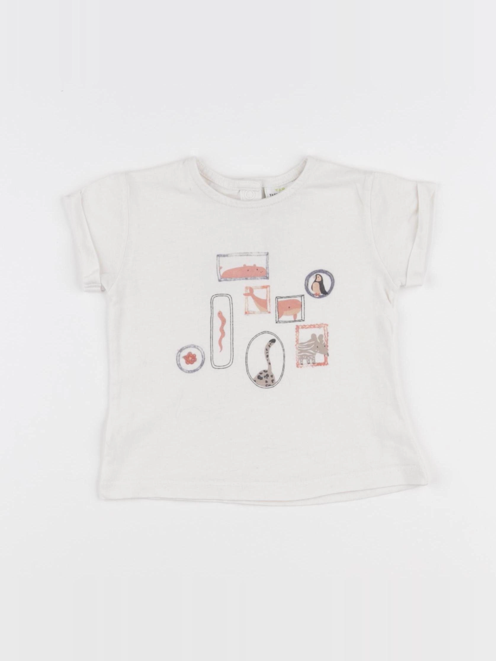Tape à l'oeil - tee-shirt blanc - 6 mois