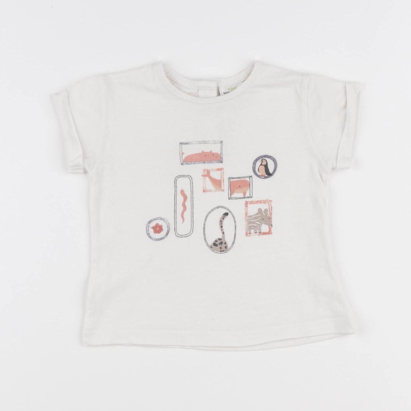 Tape à l'oeil - tee-shirt blanc - 6 mois