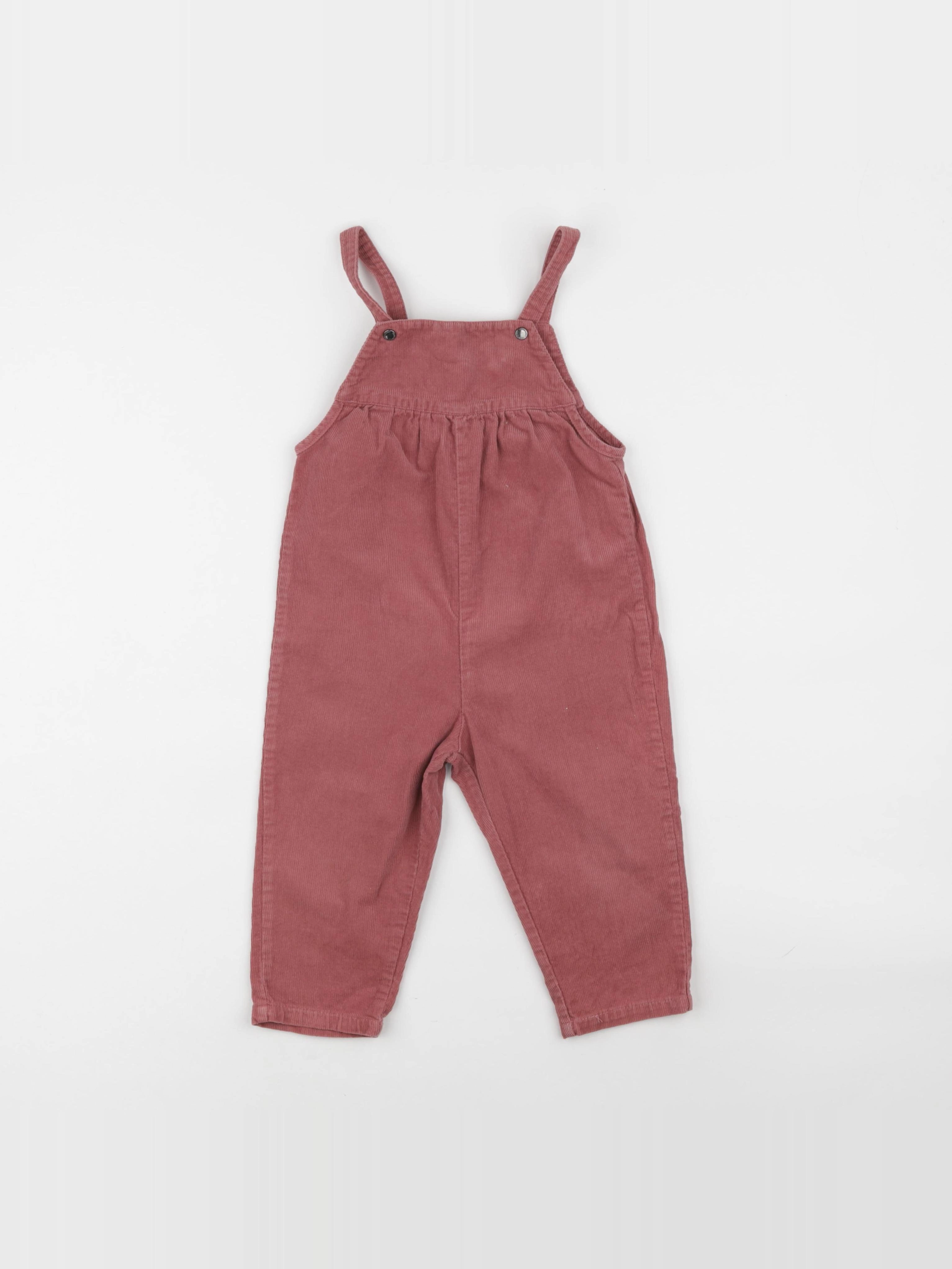 Vertbaudet - combinaison rose - 24 mois