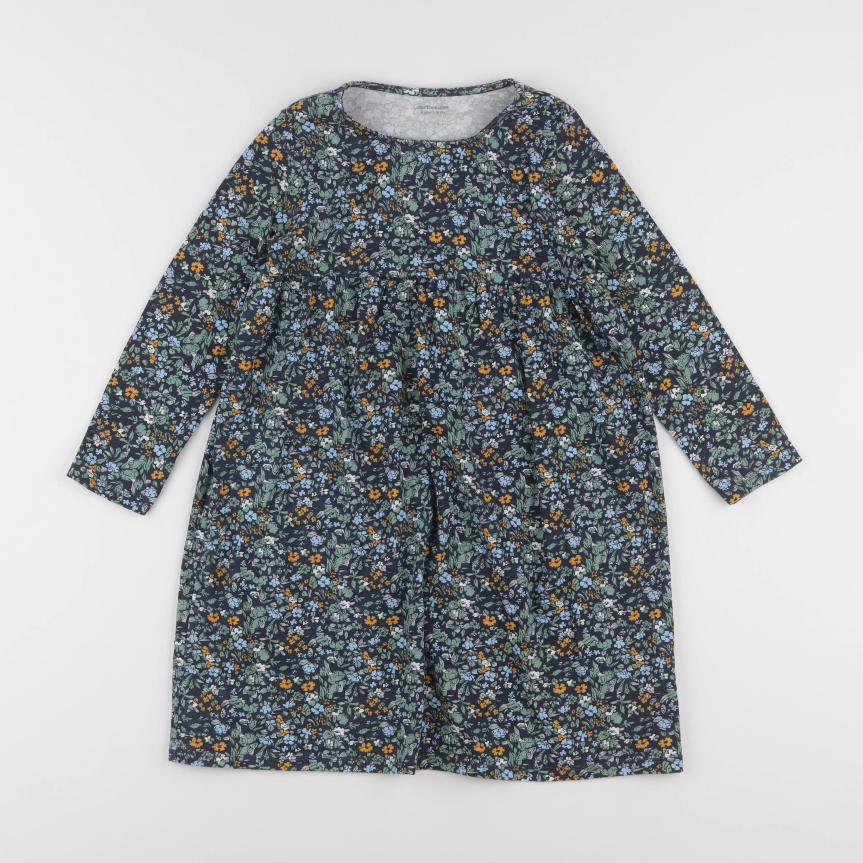 Vertbaudet - robe multicolore - 6 ans