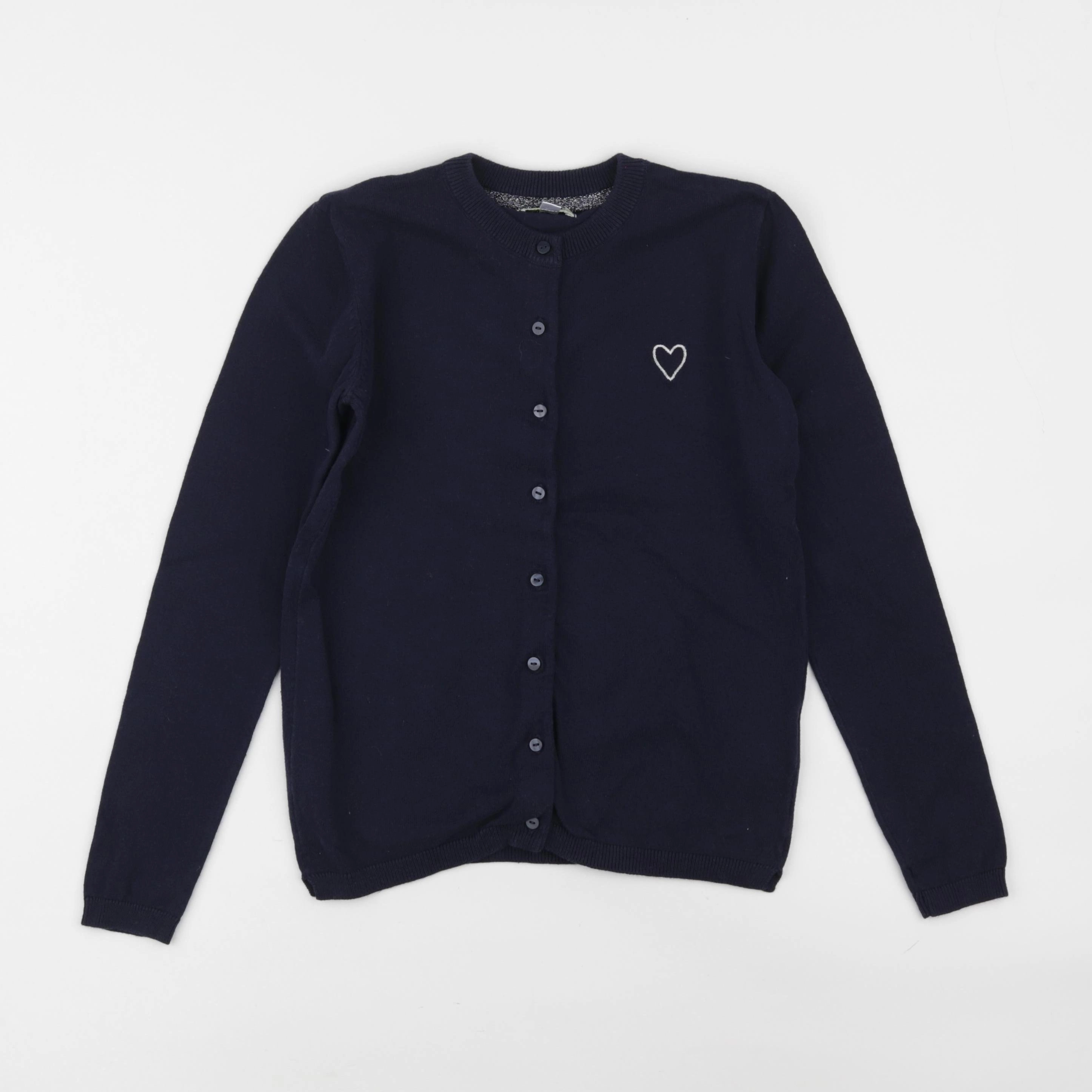 Vertbaudet - gilet bleu - 10 ans
